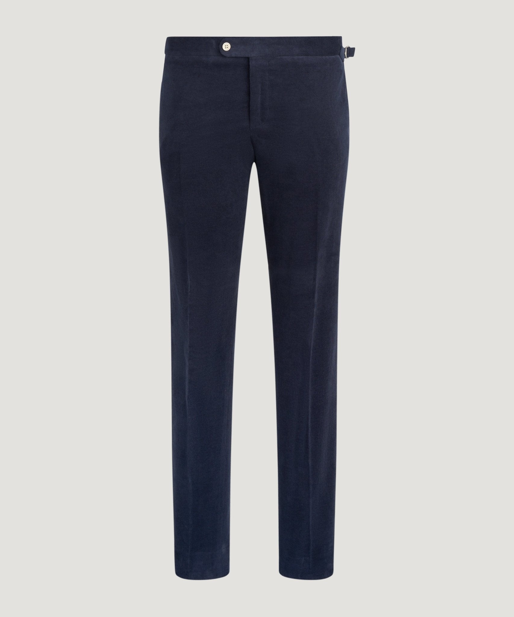 SOCI3TY Limited Pantalon katoen corduroy donkerblauw - THE SOCIETY SHOP