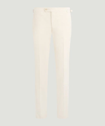 SOCI3TY Pantalon katoen ribcord off - white - The Society Shop