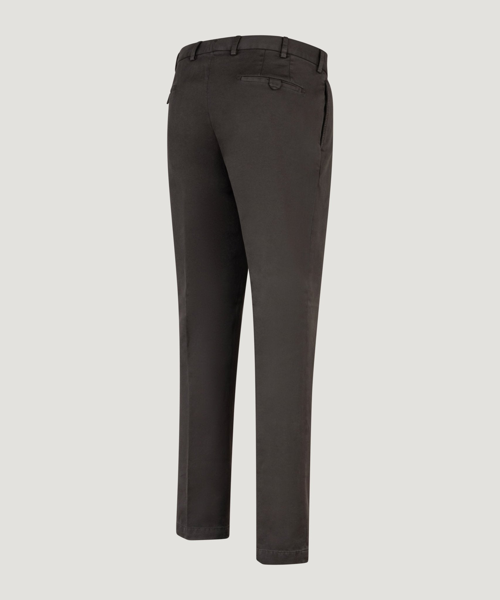 SOCI3TY Limited Fashion Pantalon Supima katoen stretch donkerbruin - THE SOCIETY SHOP