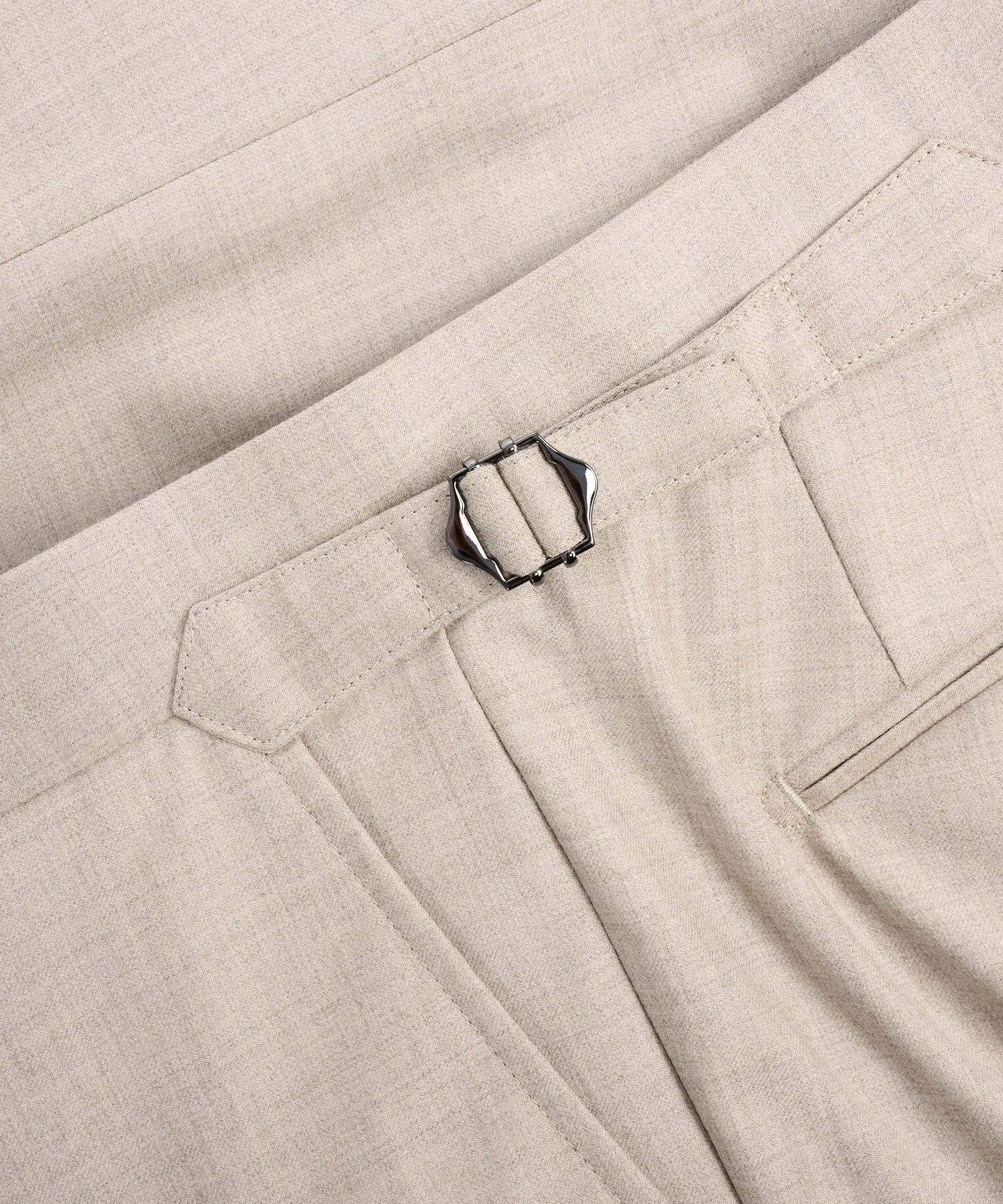 SOCI3TY Limited Pantalon wol beige - THE SOCIETY SHOP