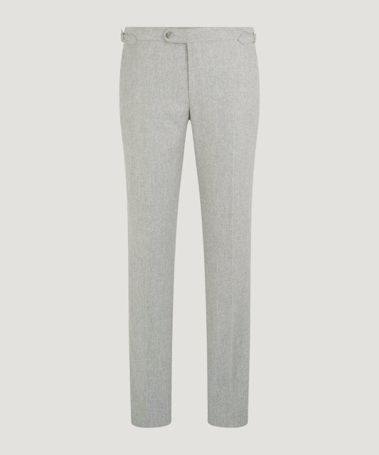 SOCI3TY Limited Pantalon wol/kasjmier lichtgrijs (woven by Zignone) - The Society Shop