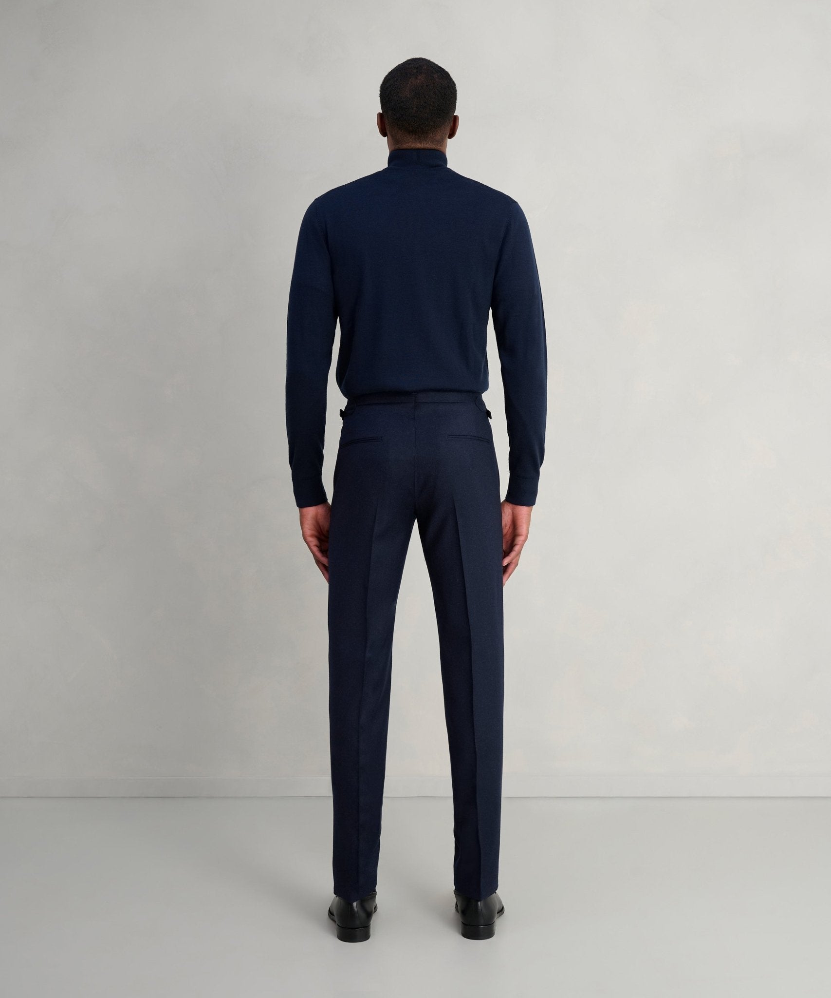 SOCI3TY Limited Pantalon wol/kasjmier zwart (woven by Zignone) - The Society Shop