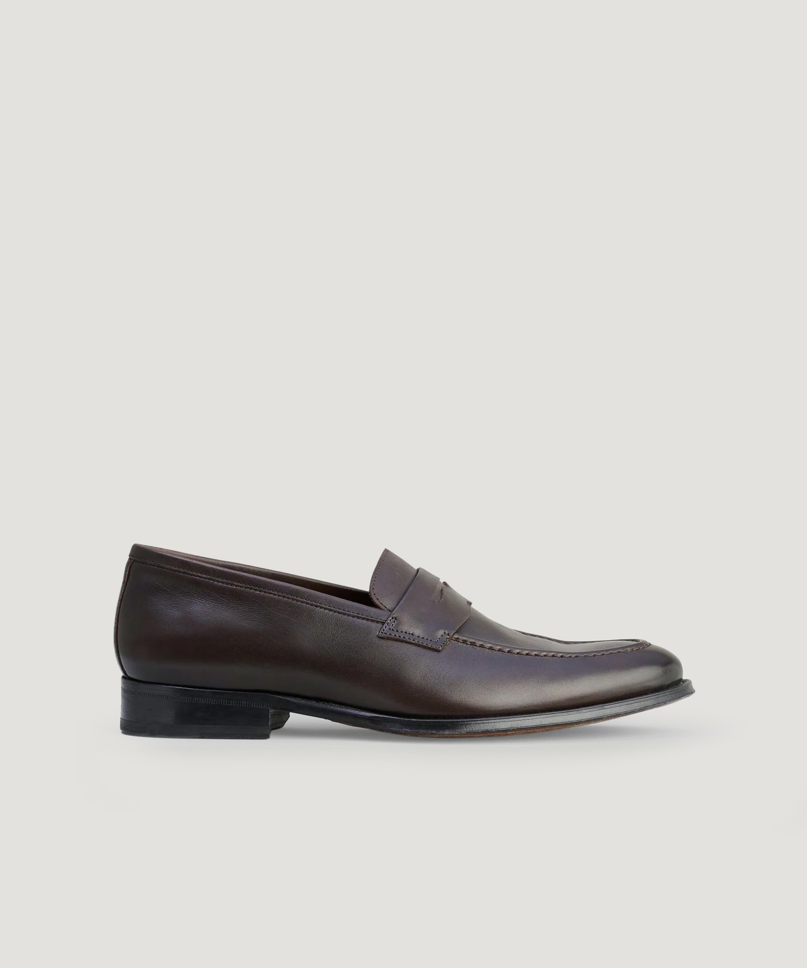 SOCI3TY Limited Penny loafer leer donkerbruin - THE SOCIETY SHOP
