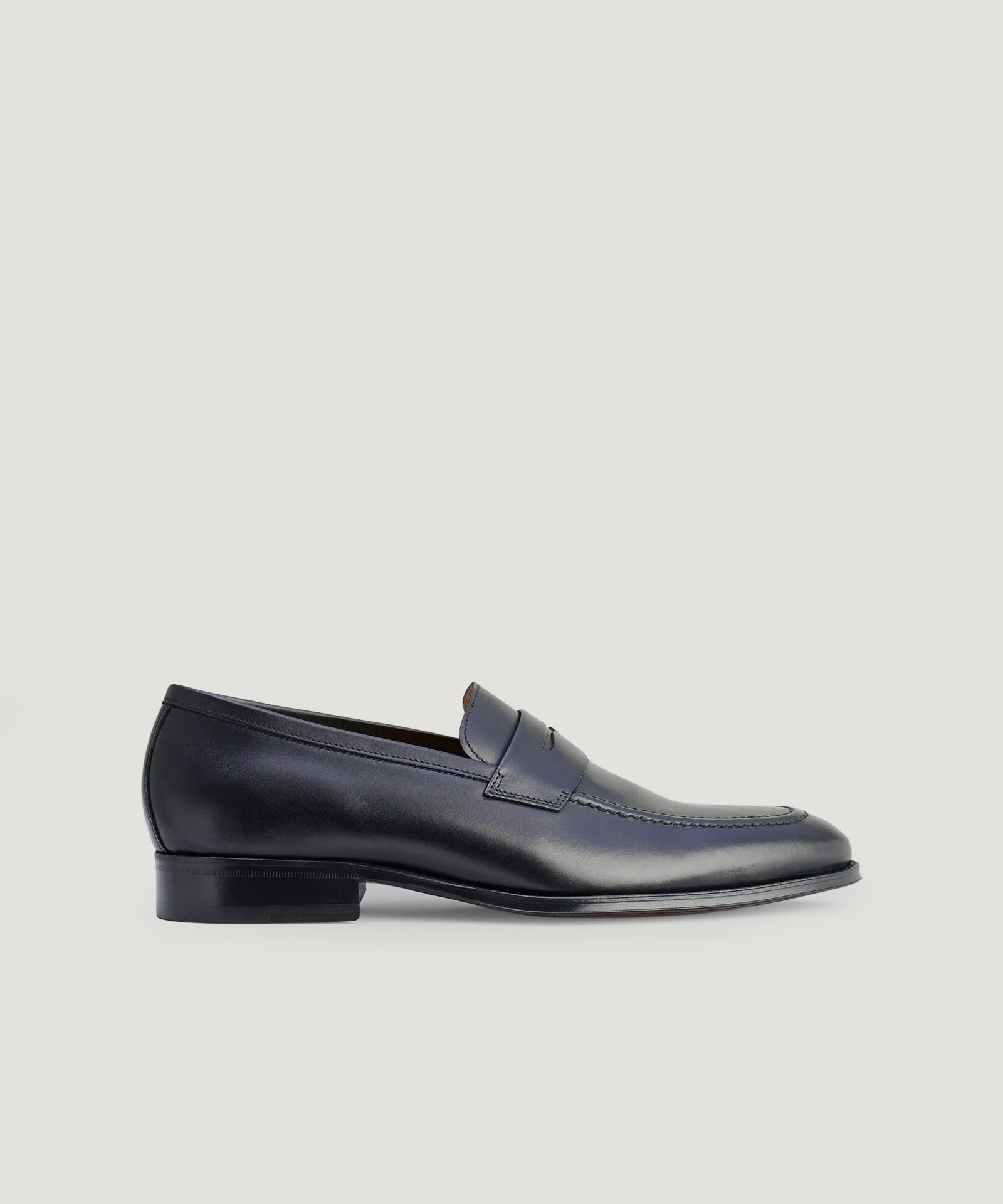 SOCI3TY Limited Penny loafer leer zwart - THE SOCIETY SHOP