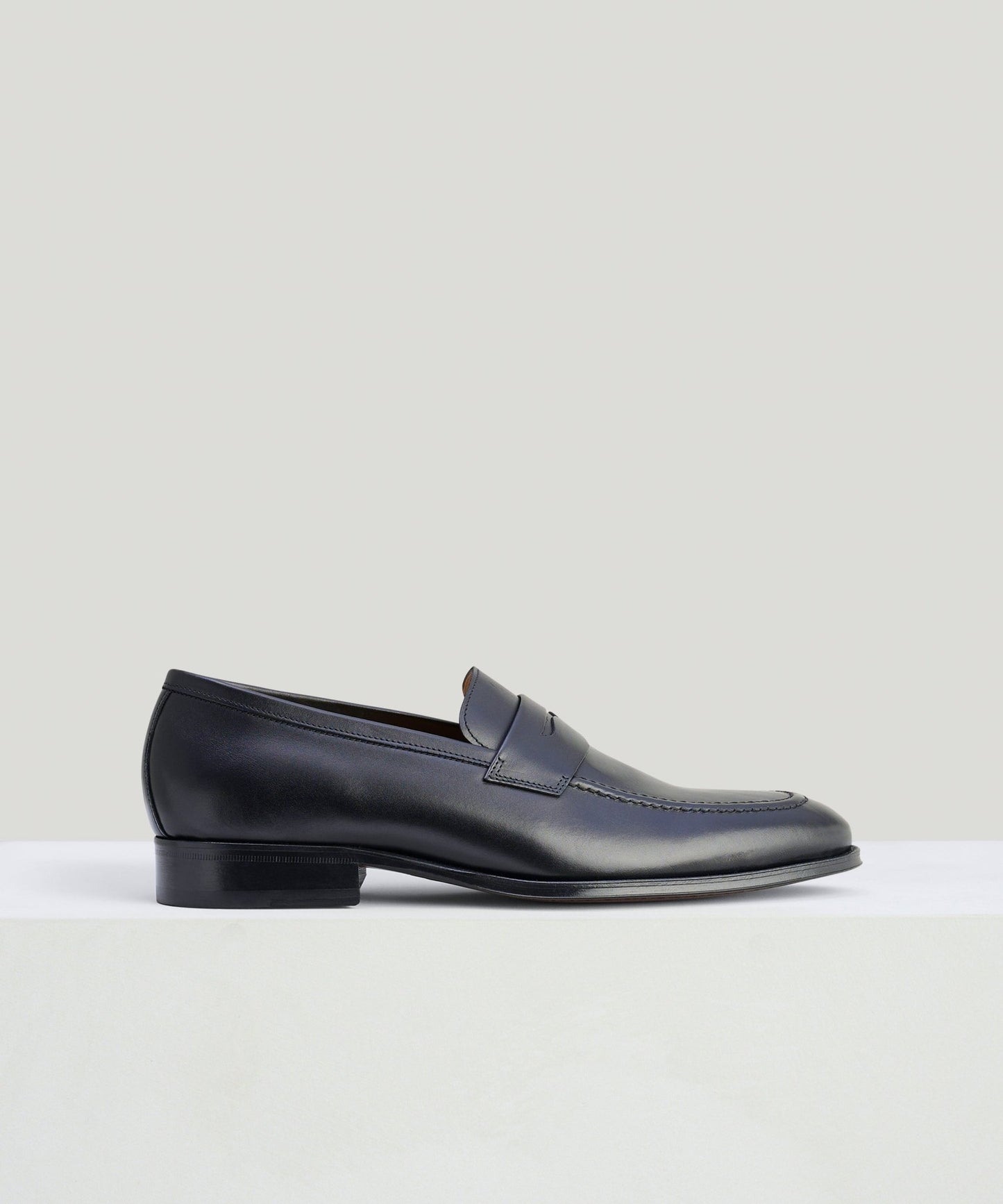 SOCI3TY Penny loafer leer zwart - The Society Shop