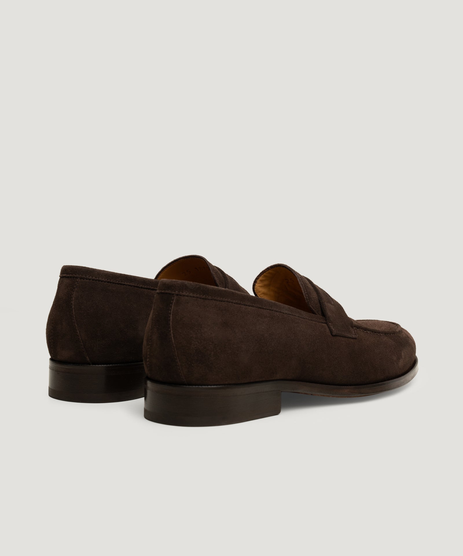 SOCI3TY Limited Fashion Penny loafer suède donkerbruin - THE SOCIETY SHOP