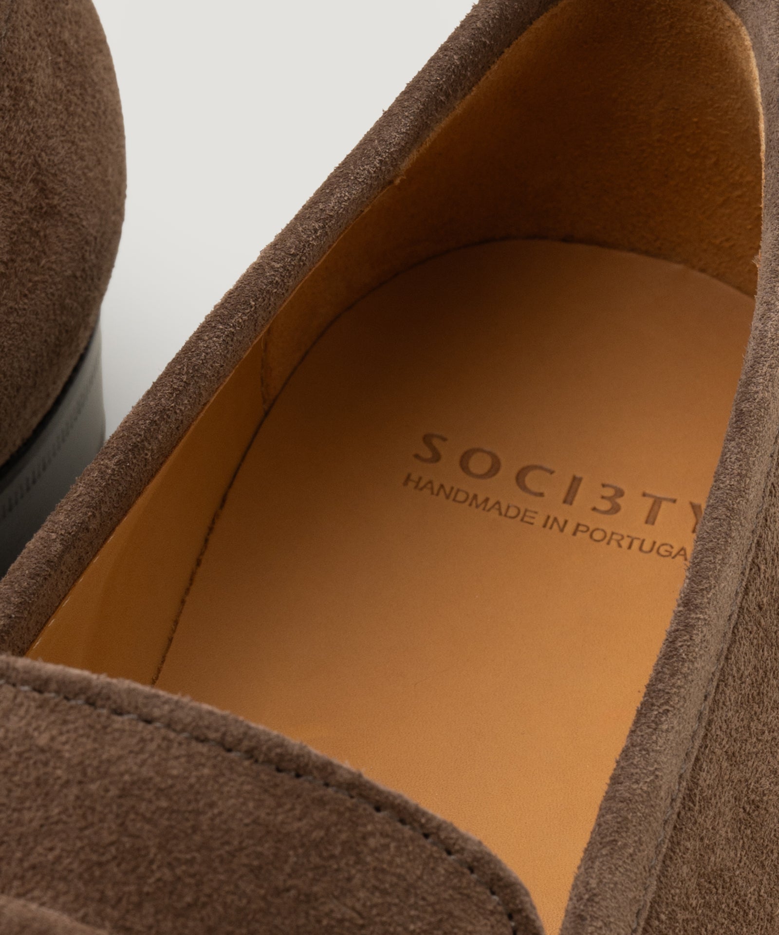 SOCI3TY Limited Fashion Penny loafer suède taupe - THE SOCIETY SHOP