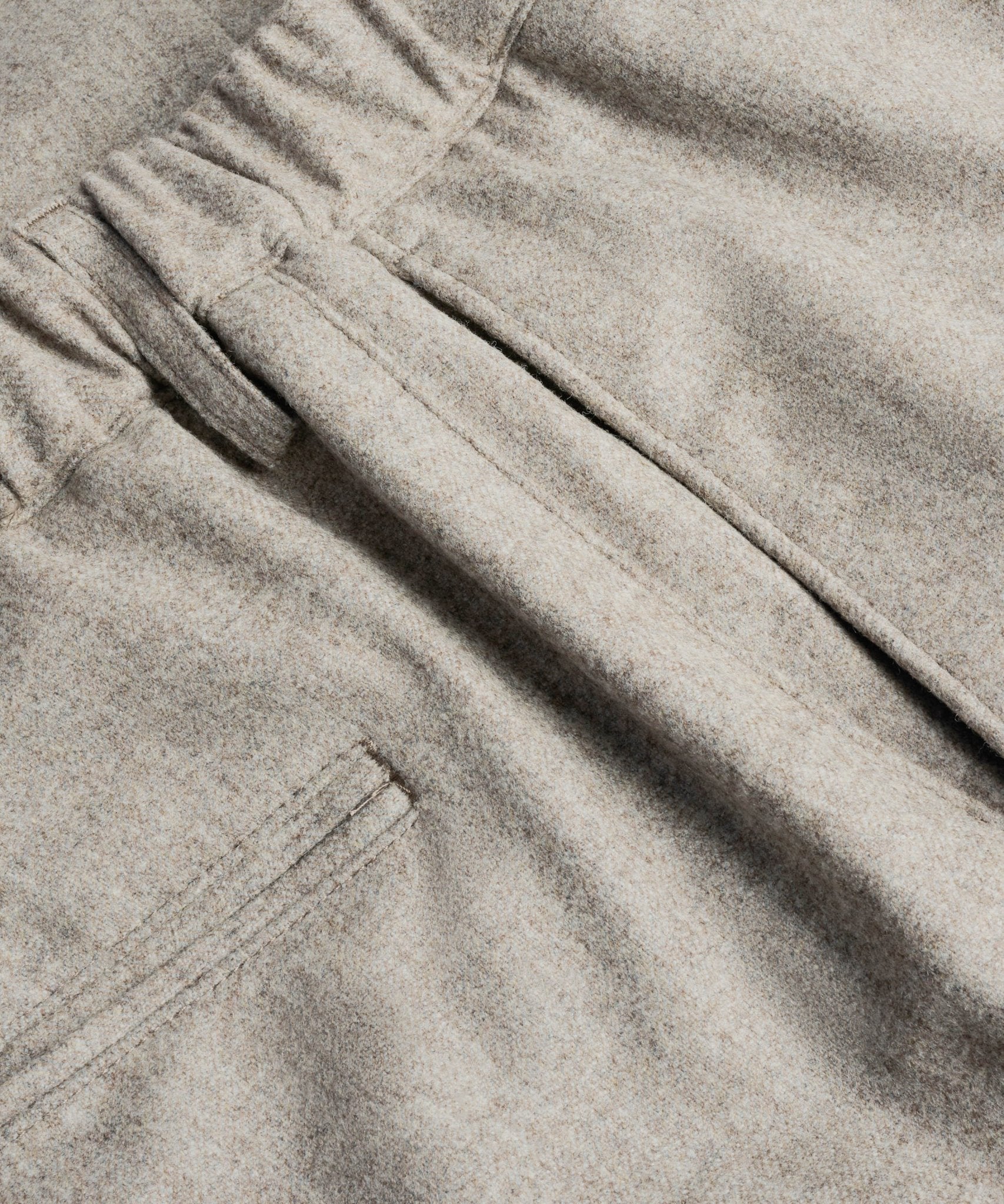 SOCI3TY Limited Pleated pantalon wol beige - THE SOCIETY SHOP