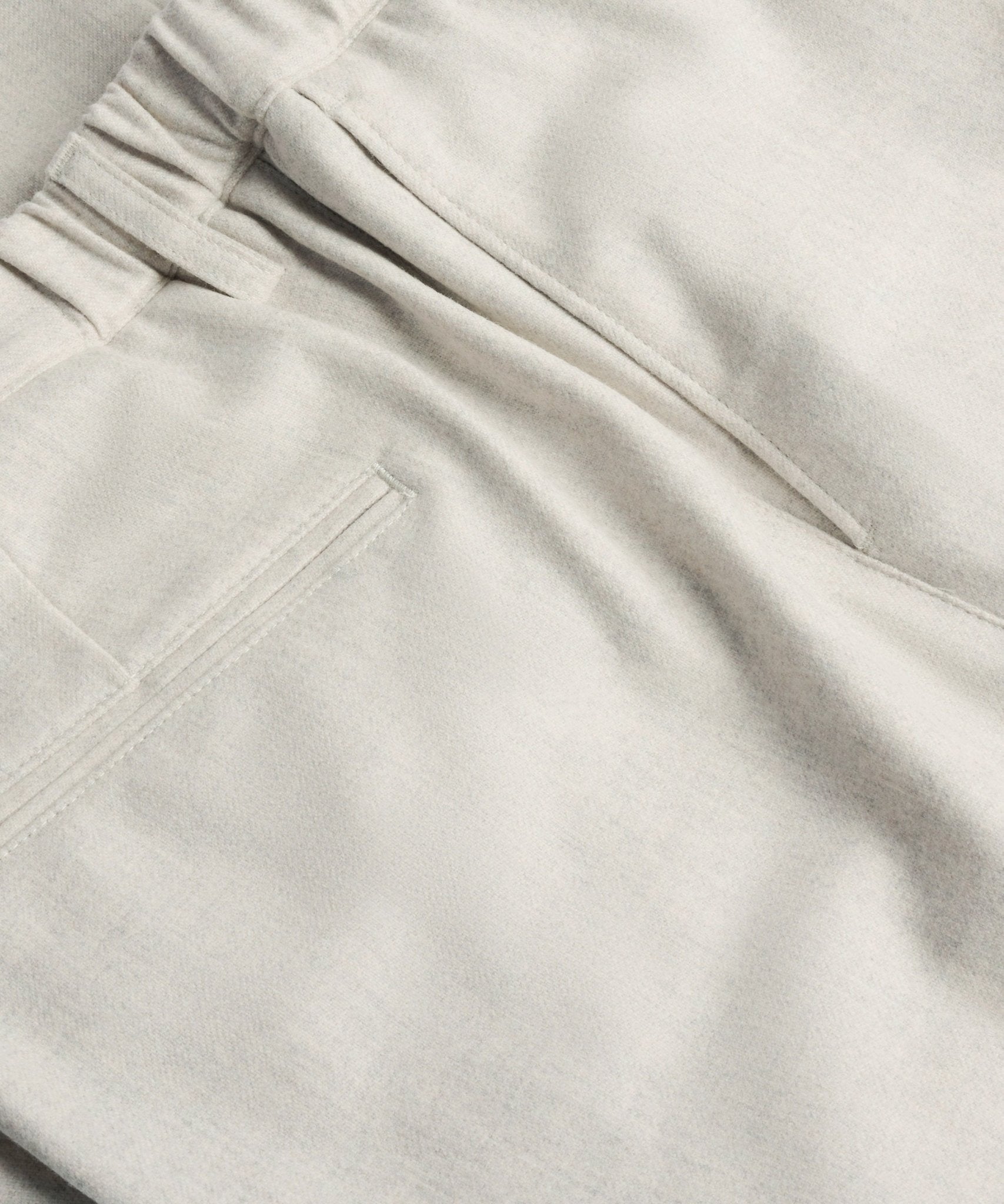 SOCI3TY Limited Pleated pantalon wol lichtgrijs - THE SOCIETY SHOP