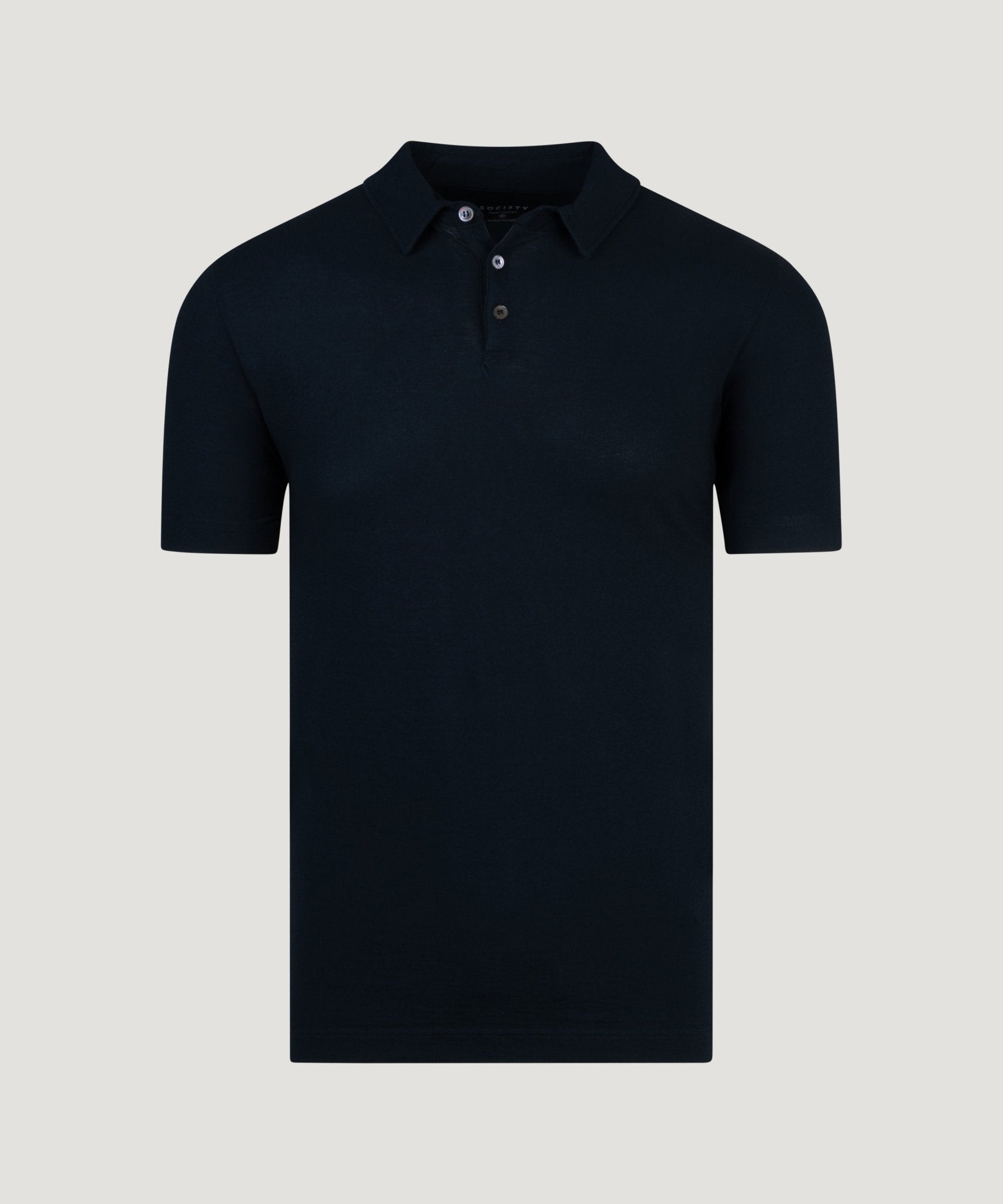SOCI3TY Limited Fashion Polo Cool Cotton donkerblauw - THE SOCIETY SHOP