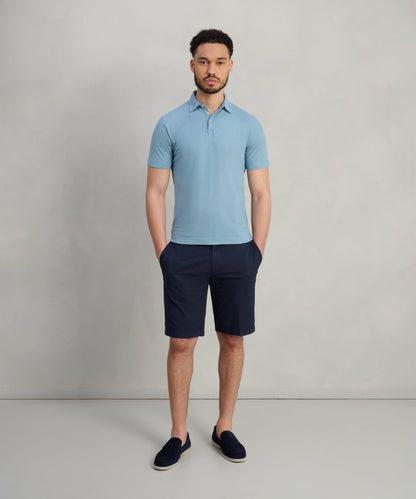 SOCI3TY Polo Cool Cotton lichtblauw - THE SOCIETY SHOP