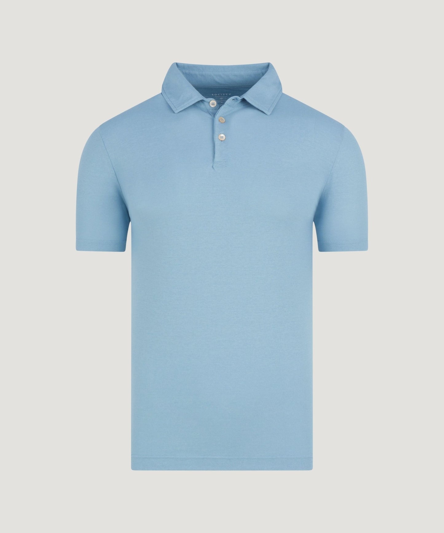 SOCI3TY Polo Cool Cotton lichtblauw - THE SOCIETY SHOP