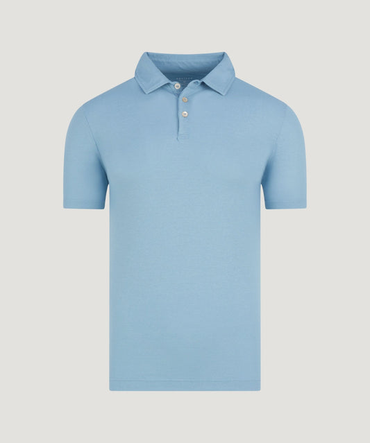 SOCI3TY Polo Cool Cotton lichtblauw - THE SOCIETY SHOP
