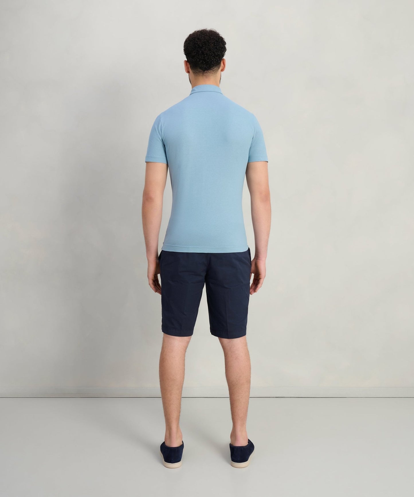SOCI3TY Polo Cool Cotton lichtblauw - THE SOCIETY SHOP