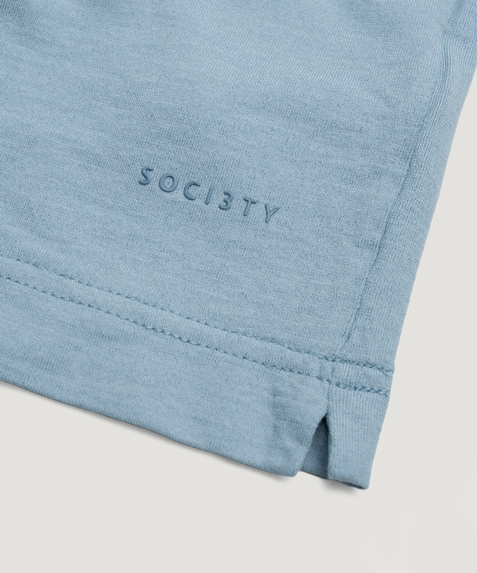 SOCI3TY Limited Fashion Polo Cool Cotton lichtblauw - THE SOCIETY SHOP