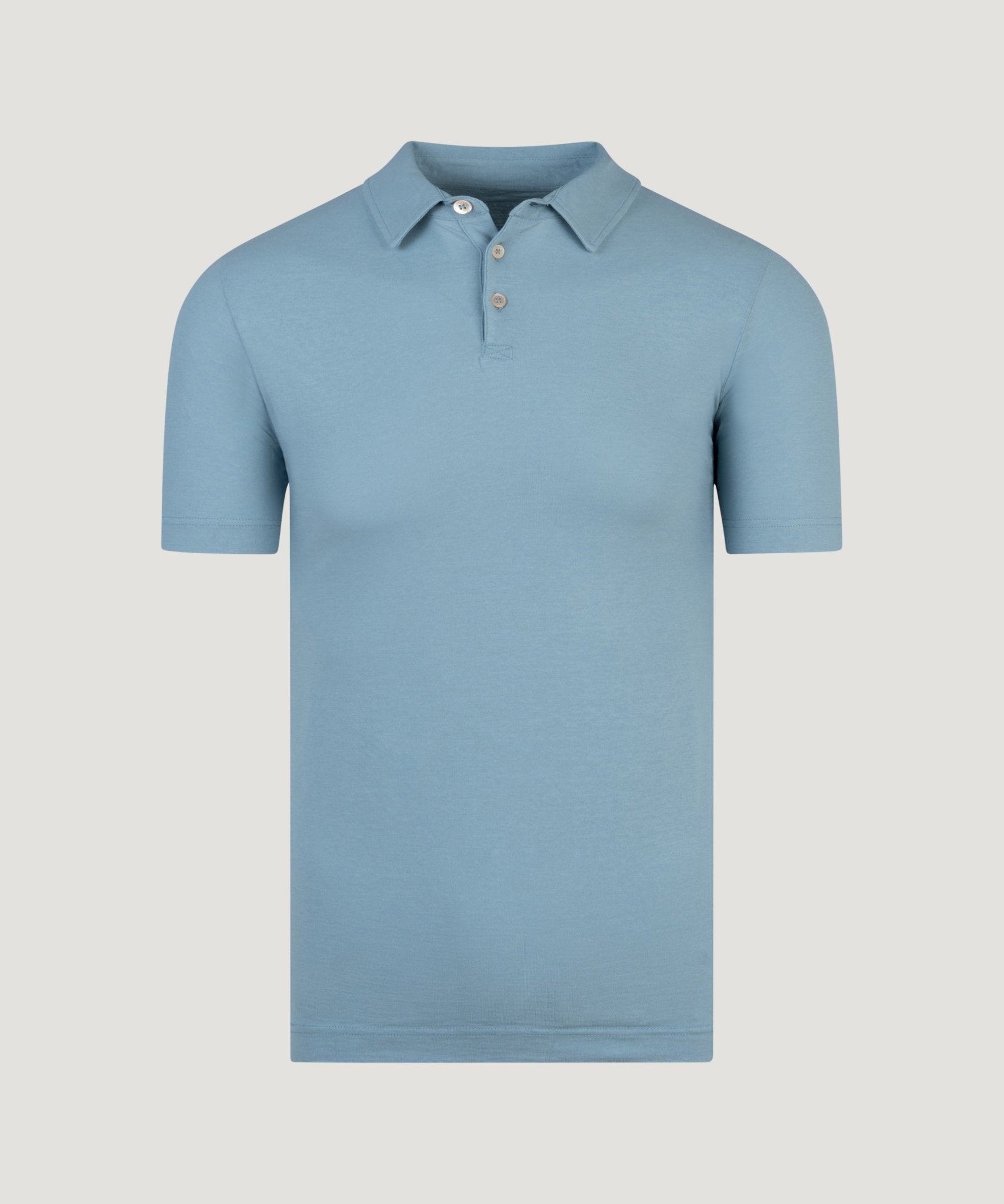 SOCI3TY Limited Fashion Polo Cool Cotton lichtblauw - THE SOCIETY SHOP