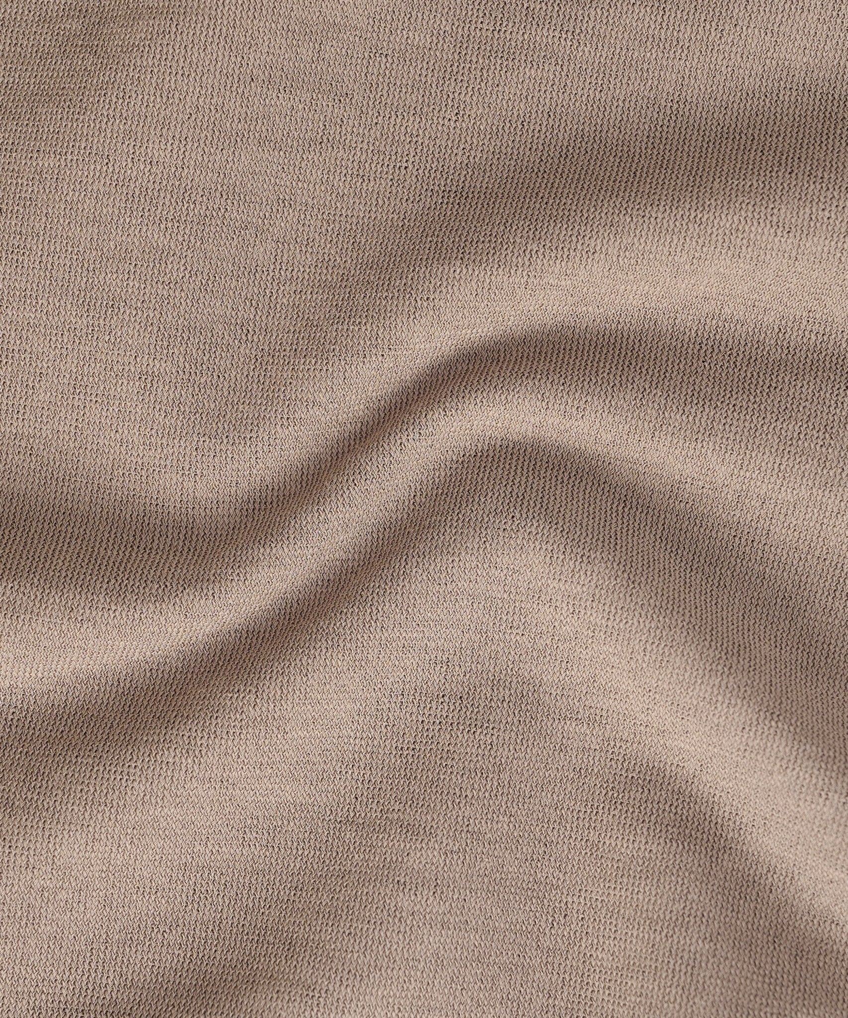 SOCI3TY Polo Cool Cotton lichtbruin - THE SOCIETY SHOP