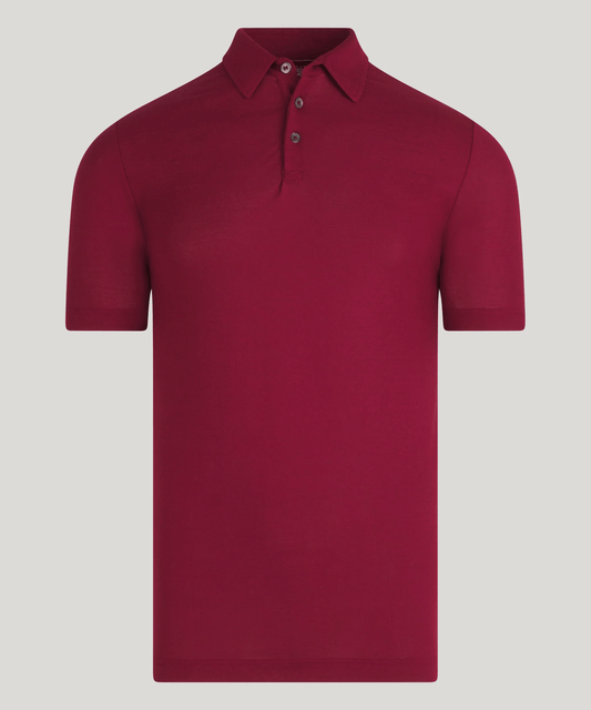 SOCI3TY Polo cool cotton rood - The Society Shop