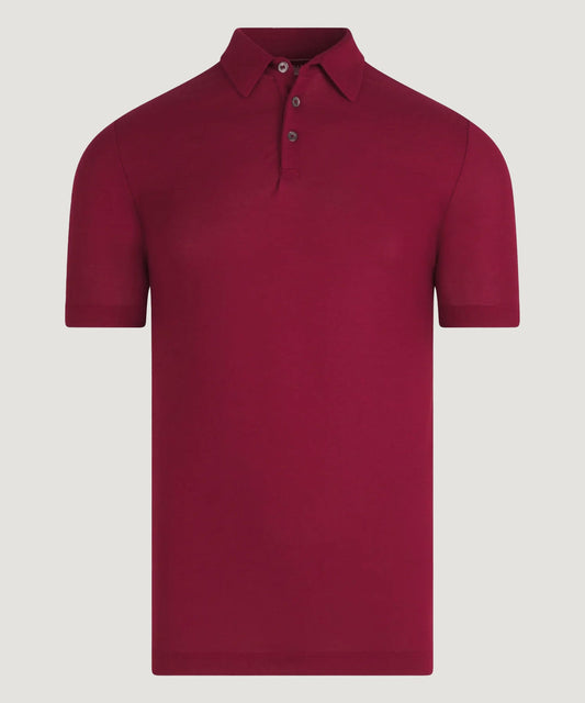SOCI3TY Polo cool cotton rood - The Society Shop