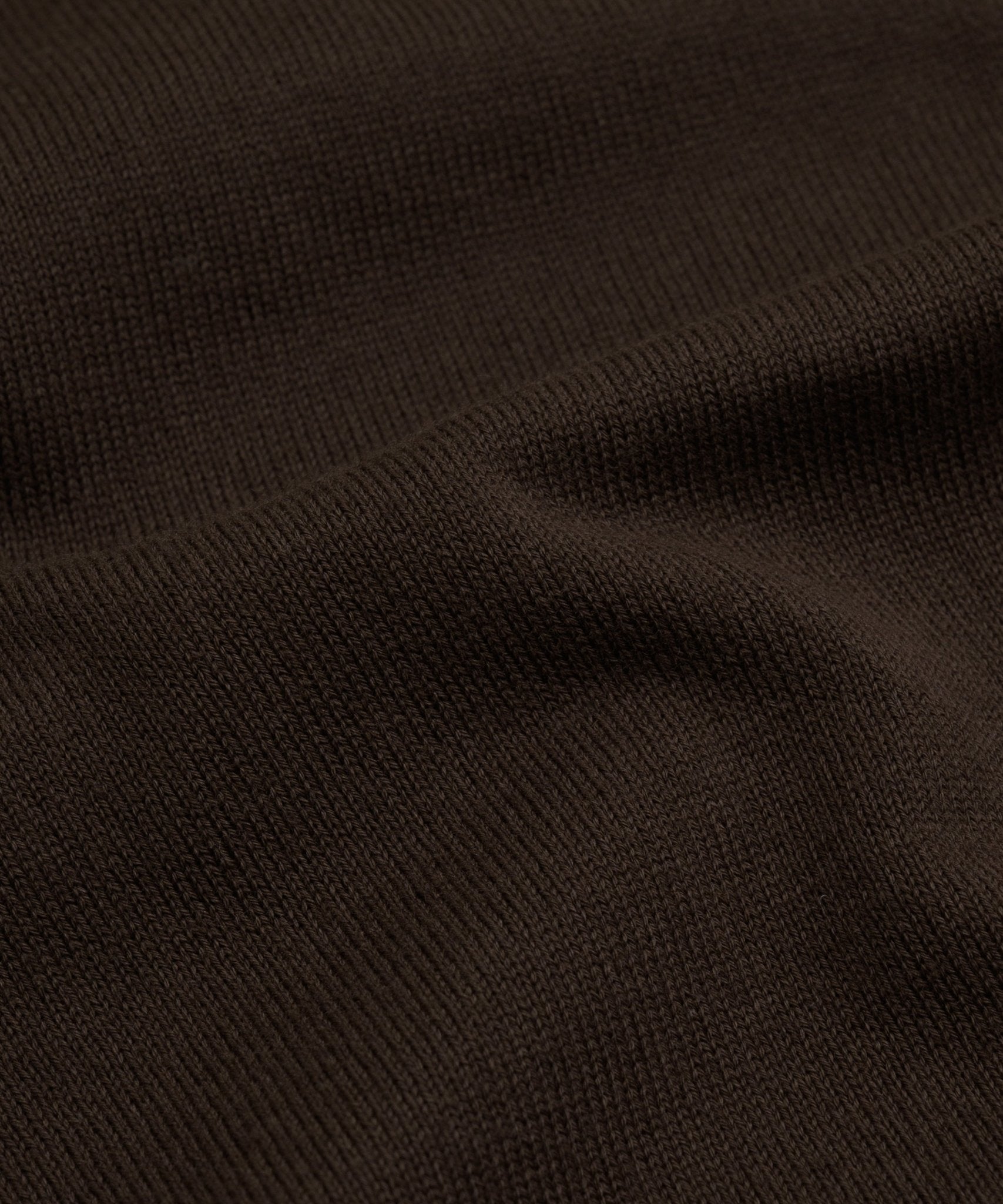SOCI3TY Limited Fashion Polo fine 4 - ply katoen donkerbruin - THE SOCIETY SHOP