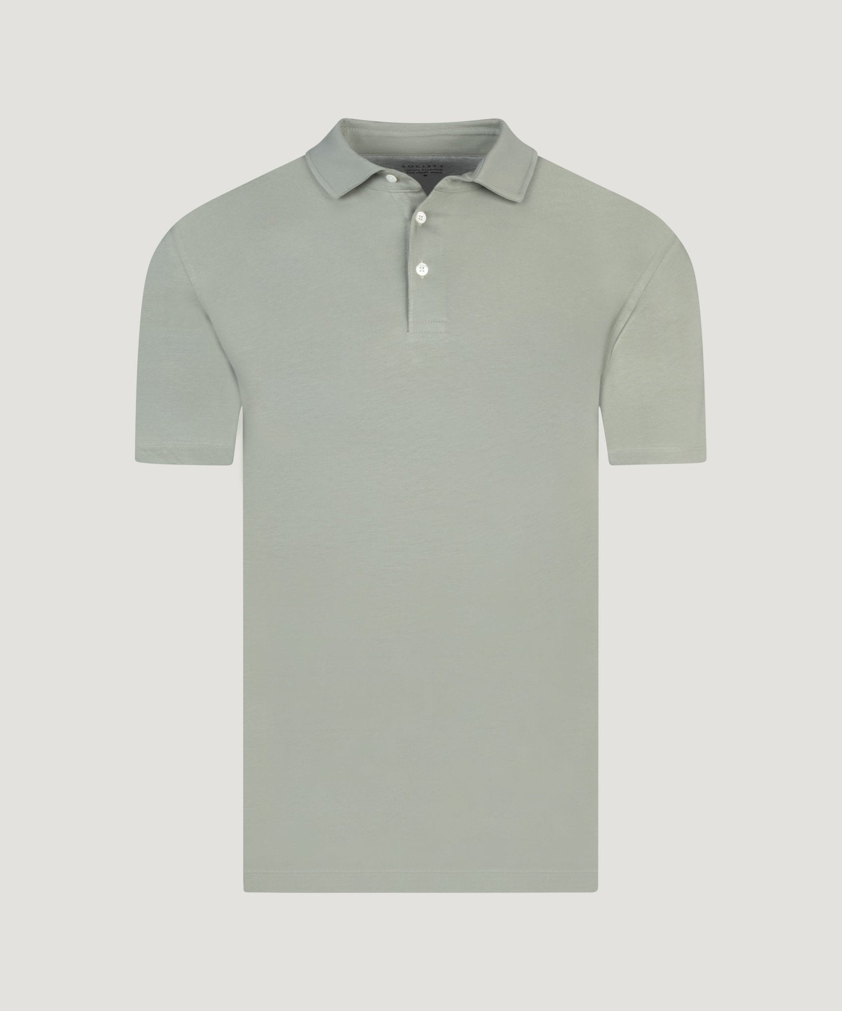 SOCI3TY Luxury Sportswear Polo jersey stretch mintgroen - THE SOCIETY SHOP