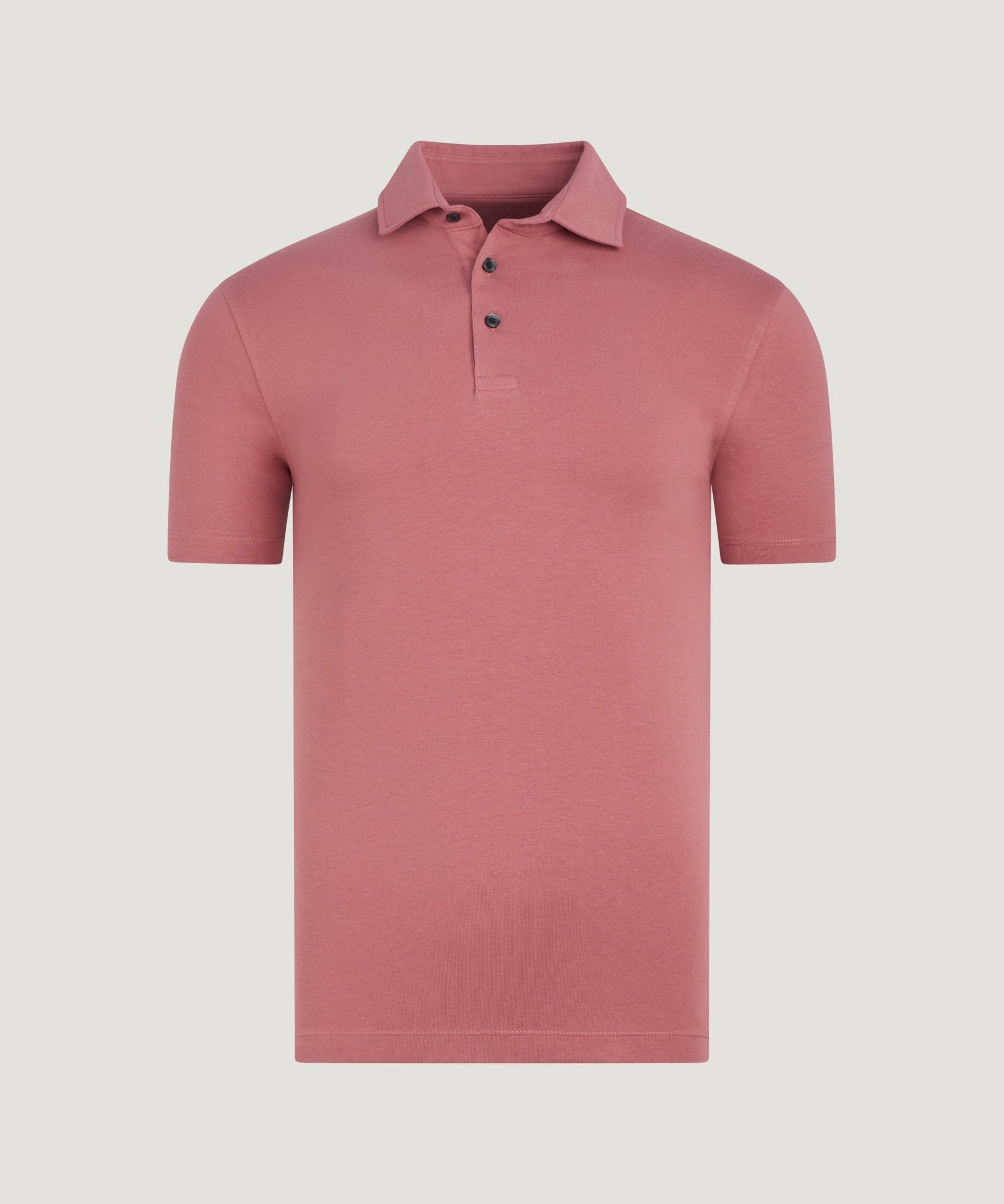 SOCI3TY Polo katoen jersey stretch rood - THE SOCIETY SHOP