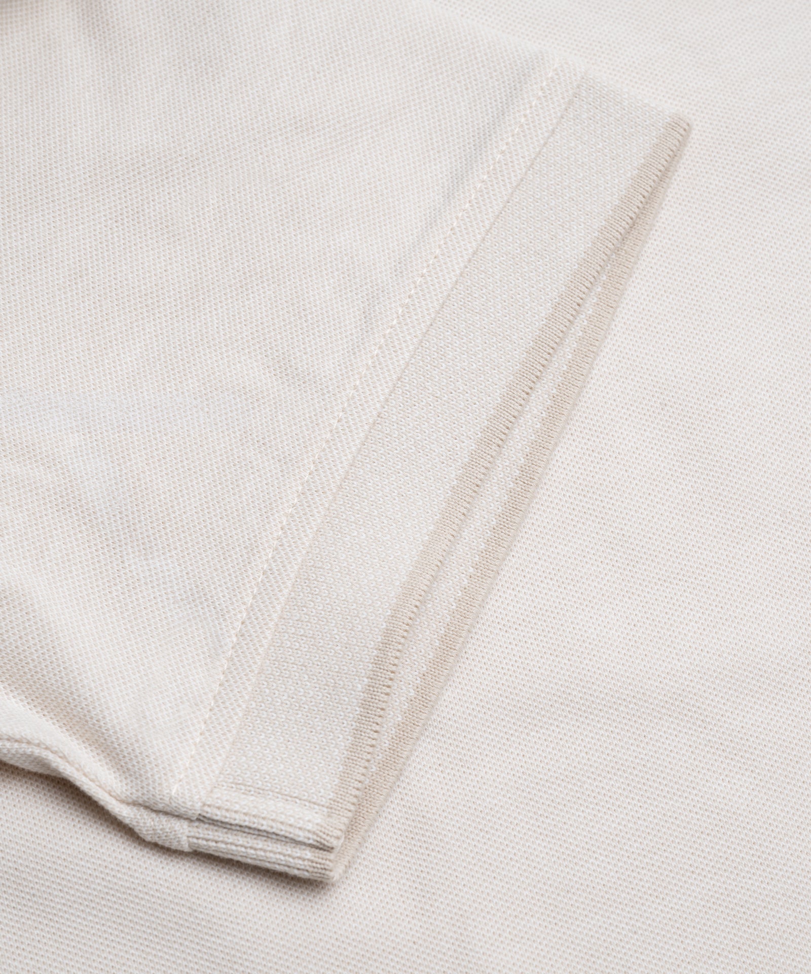 SOCI3TY Luxury Sportswear Polo piqué stretch beige - THE SOCIETY SHOP
