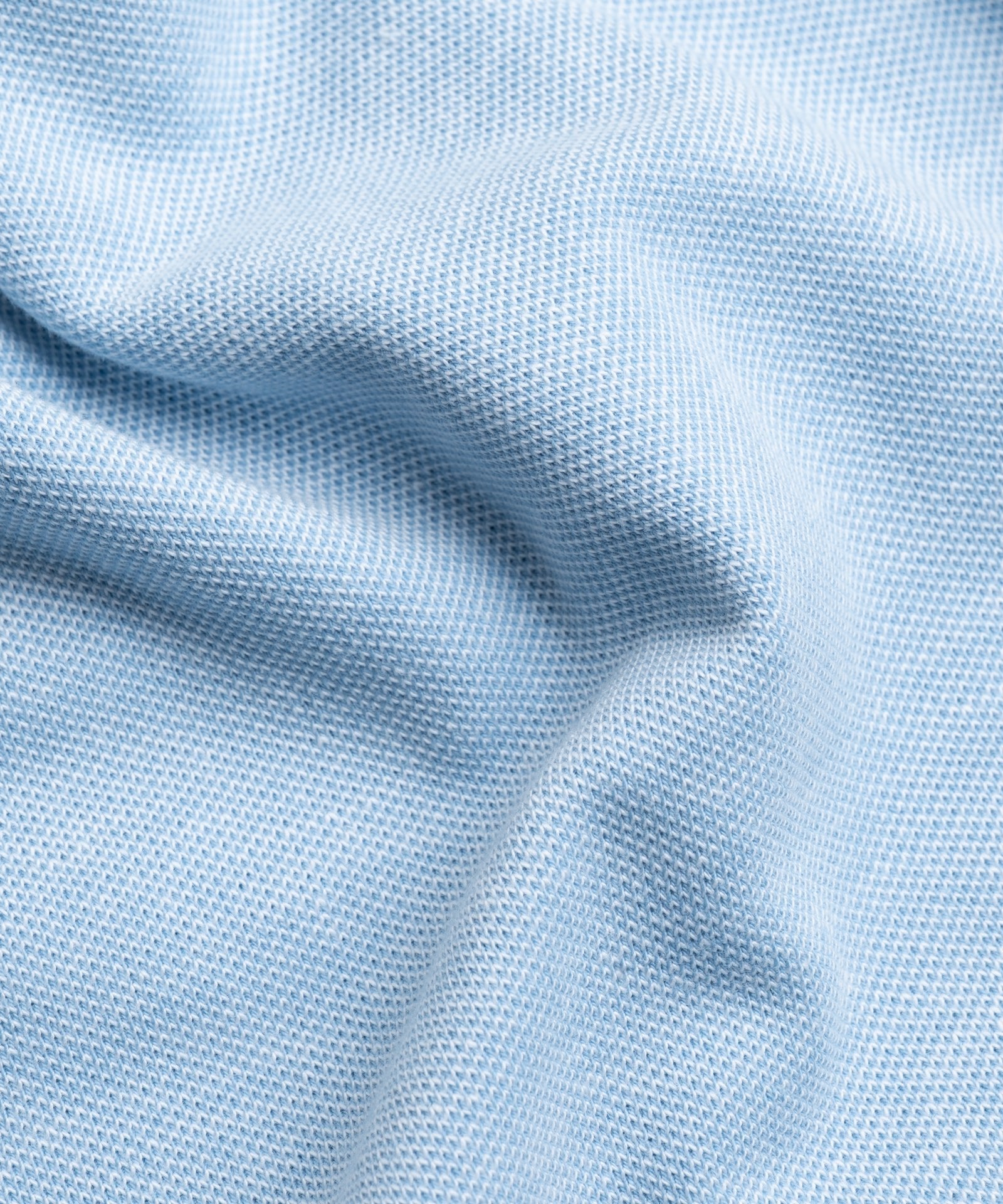 SOCI3TY Luxury Sportswear Polo piqué stretch lichtblauw - THE SOCIETY SHOP