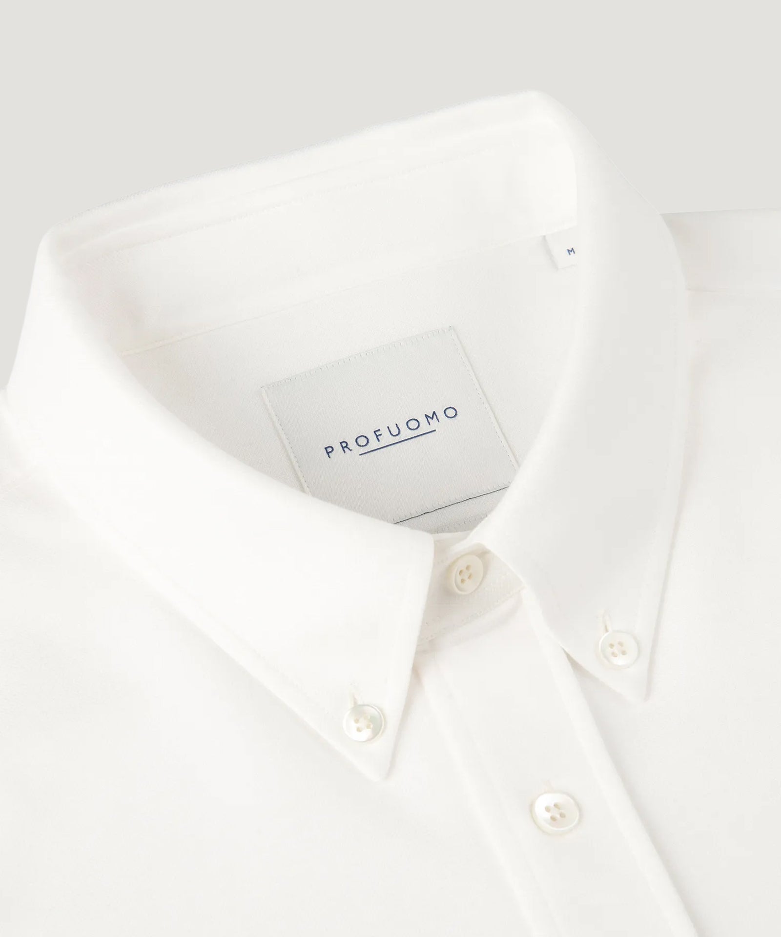 Profuomo Relaxed fit casual shirt Japanese knitted wit - THE SOCIETY SHOP