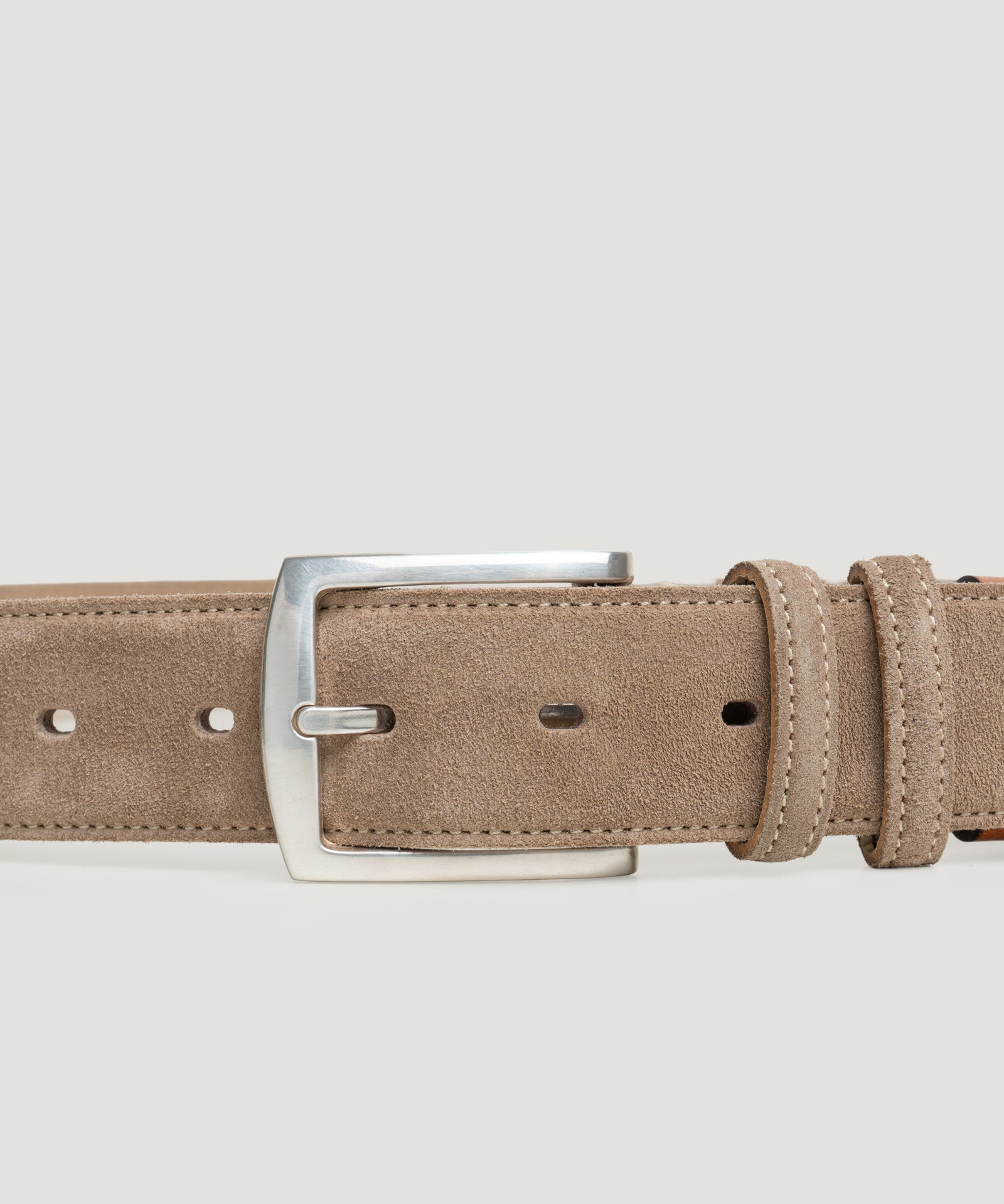 SOCI3TY Handmade Riem antilopesuède beige - THE SOCIETY SHOP