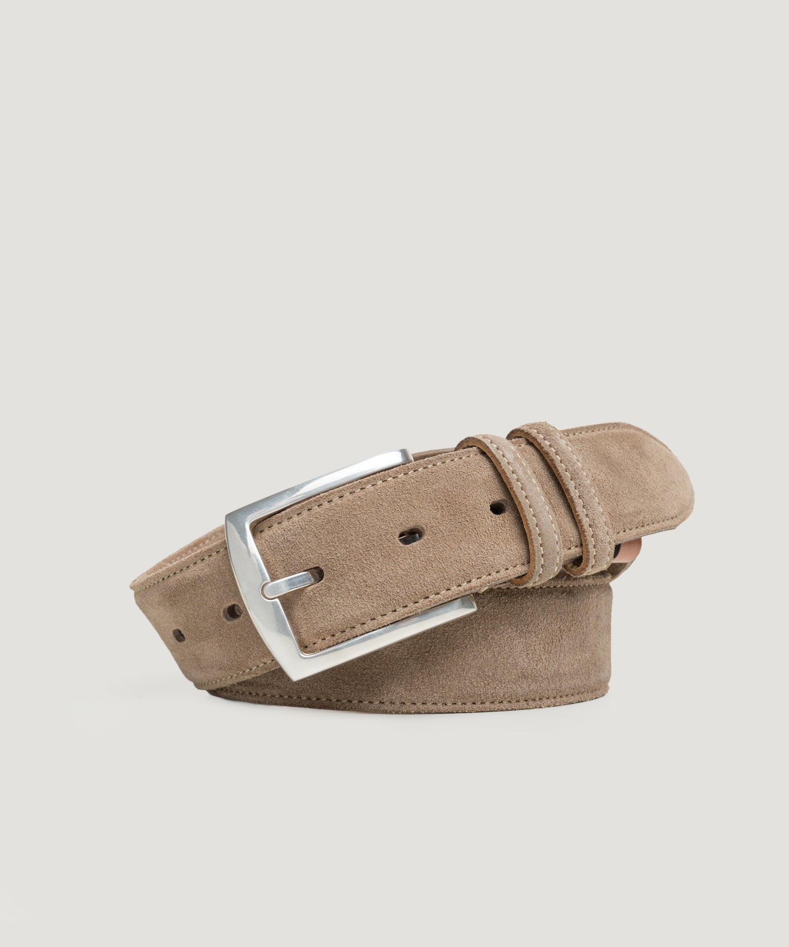 SOCI3TY Handmade Riem antilopesuède beige - THE SOCIETY SHOP