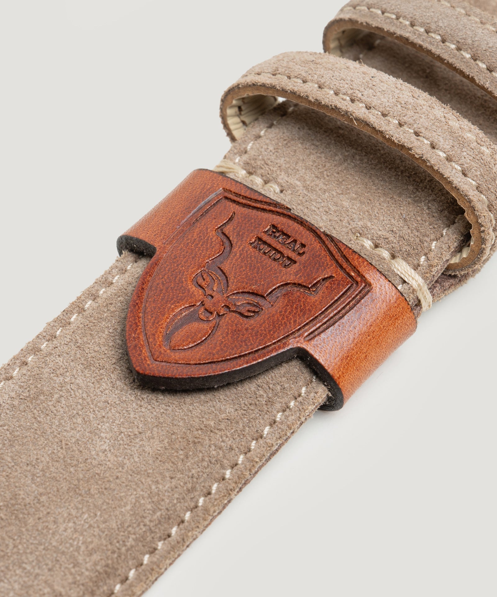 SOCI3TY Handmade Riem antilopesuède beige - THE SOCIETY SHOP
