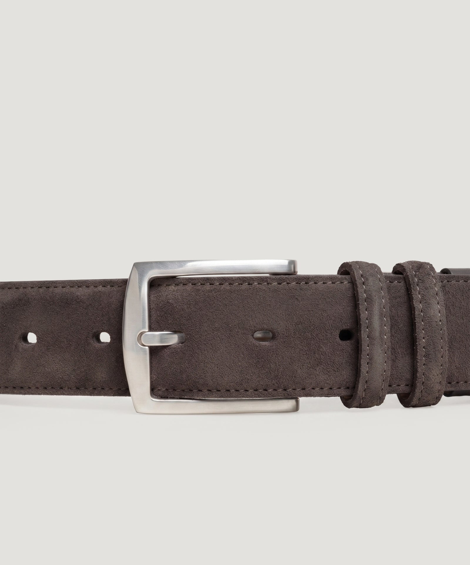 SOCI3TY Handmade Riem antilopesuède bruin - THE SOCIETY SHOP