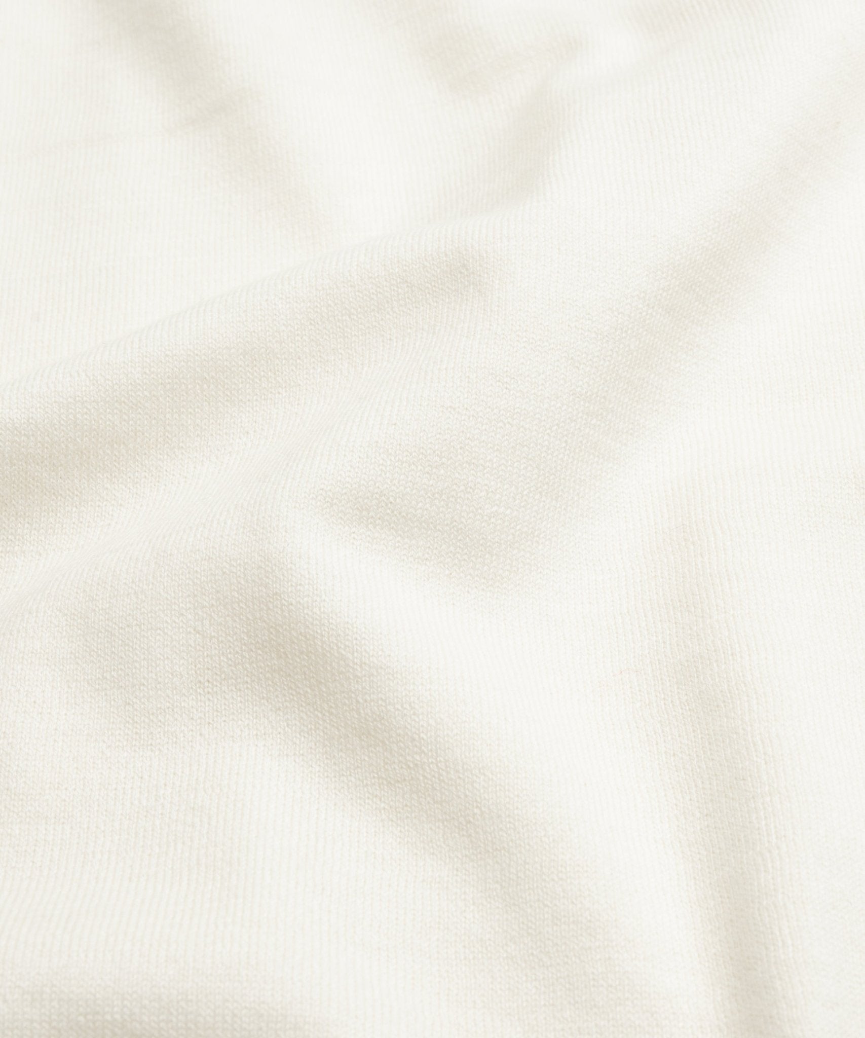 SOCI3TY Limited Fashion Riva buttonless polo katoen/zijde/kasjmier off - white - THE SOCIETY SHOP