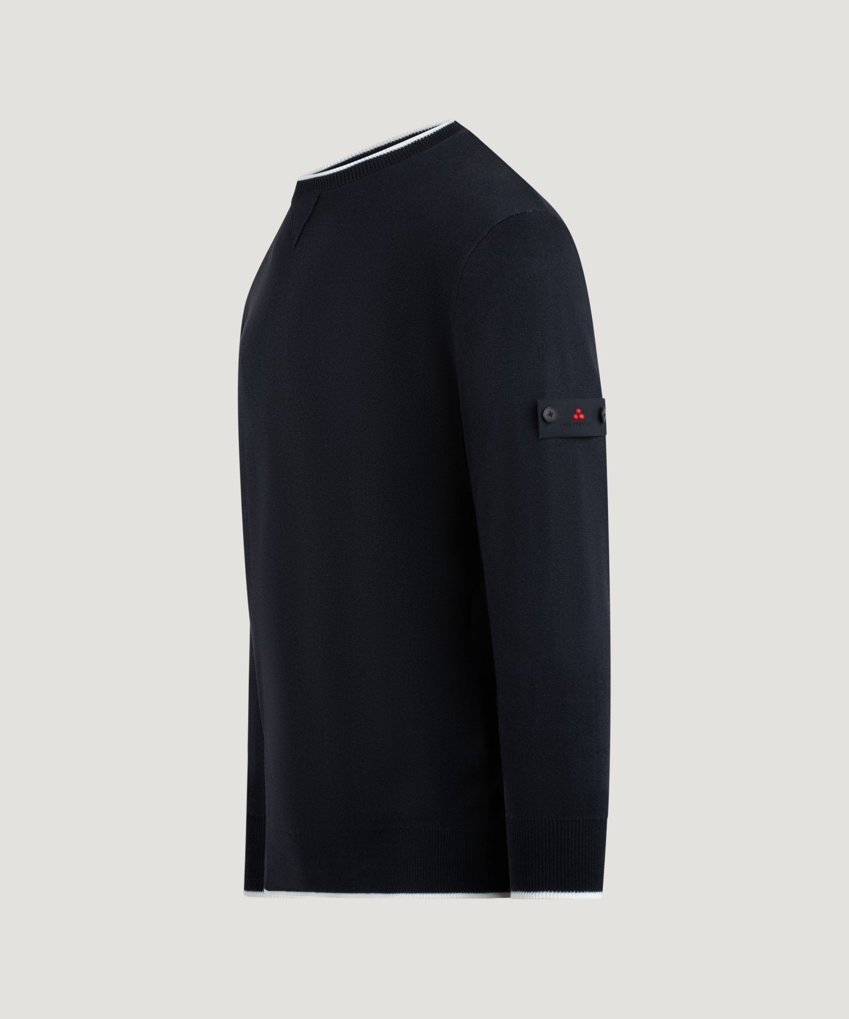 Peuterey Rubjerg crewneck trui donkerblauw - THE SOCIETY SHOP