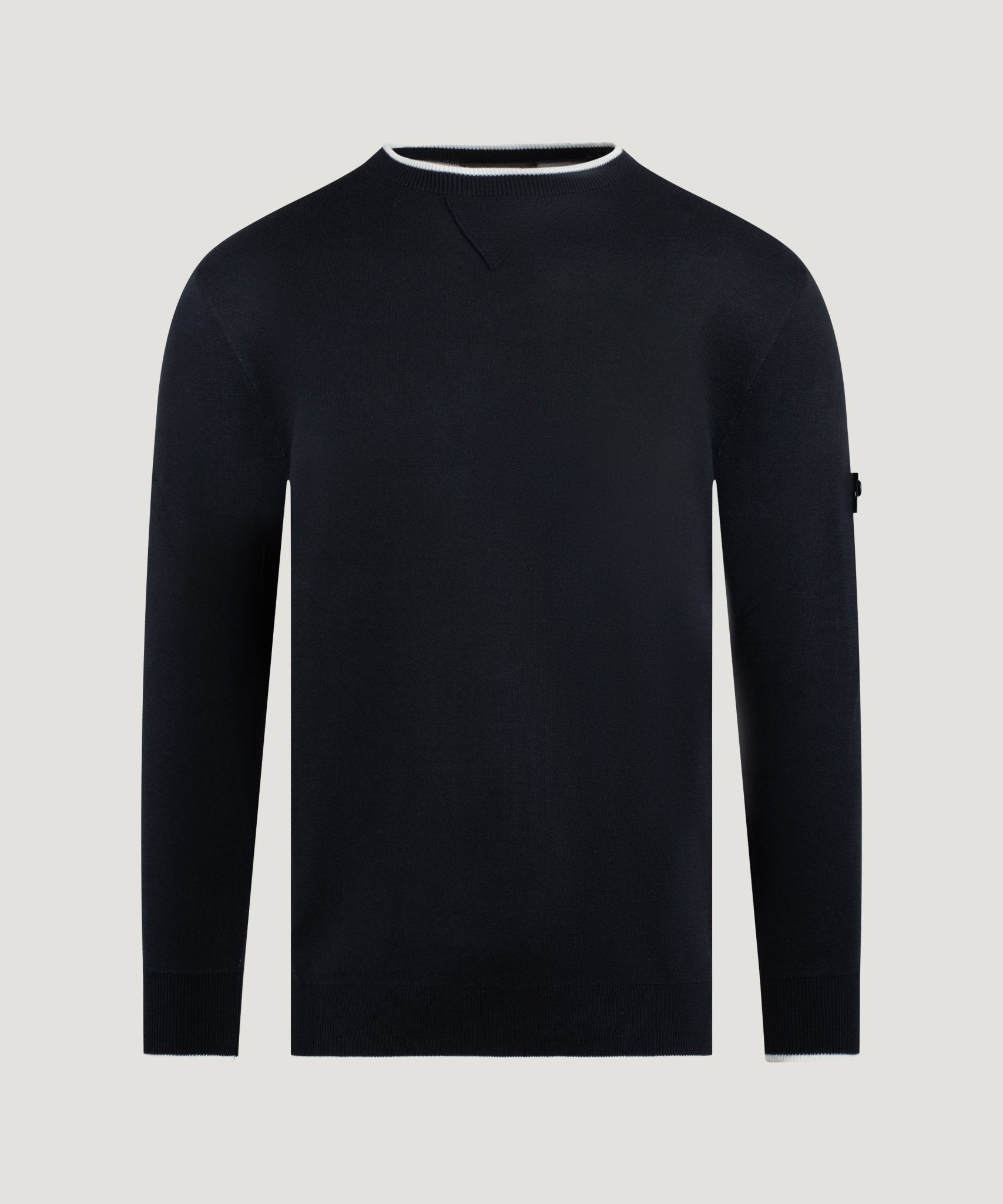 Peuterey Rubjerg crewneck trui donkerblauw - THE SOCIETY SHOP