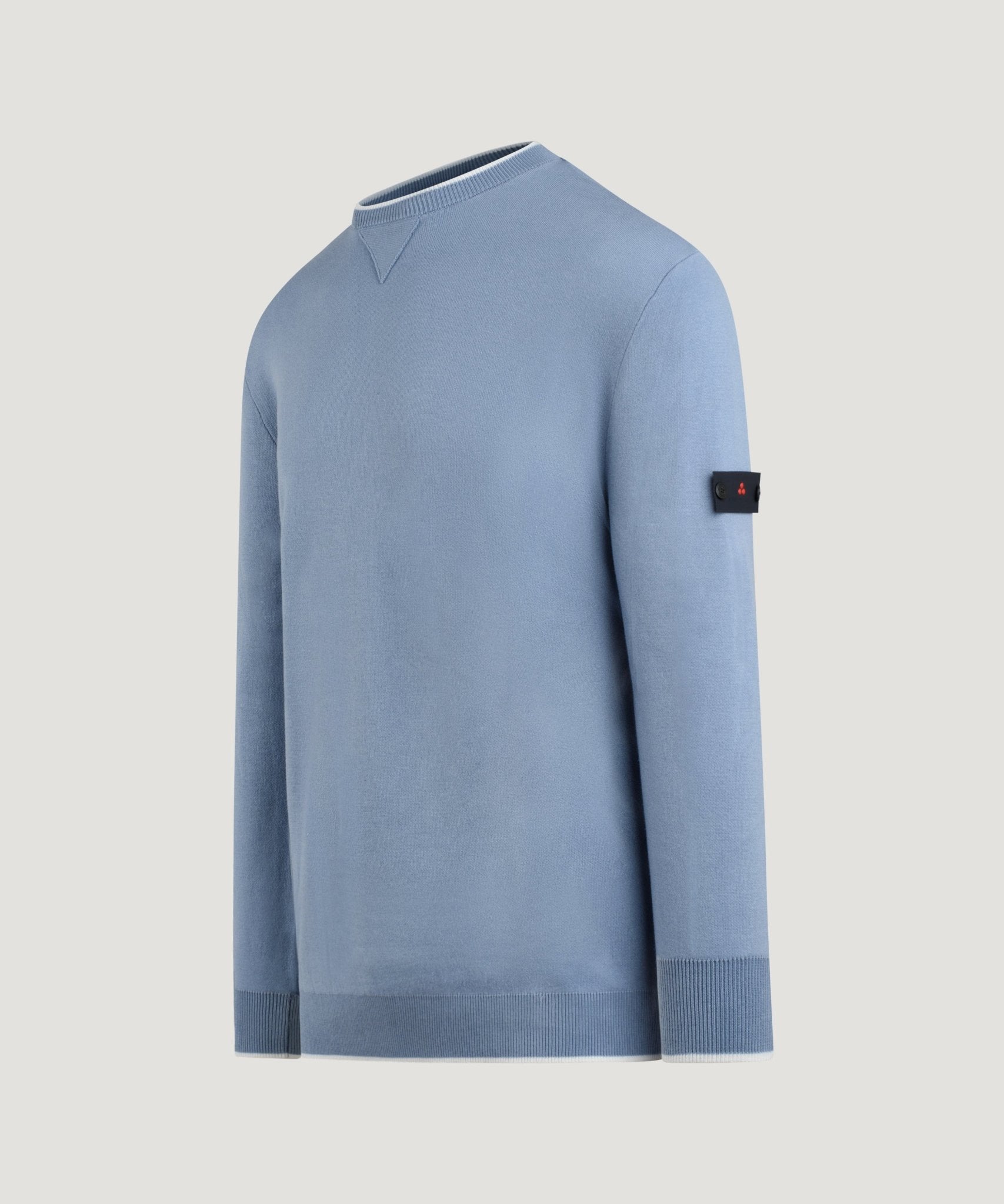 Peuterey Rubjerg crewneck trui lichtblauw - THE SOCIETY SHOP