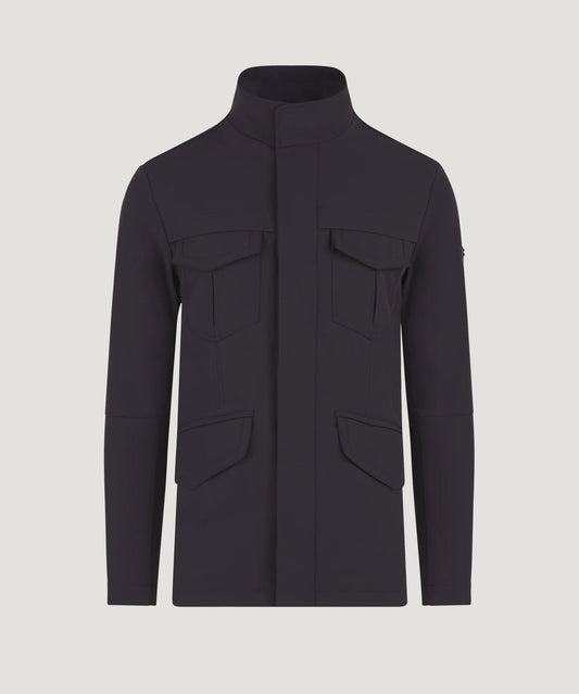 Peuterey Safari jacket donkerblauw tech stof - The Society Shop