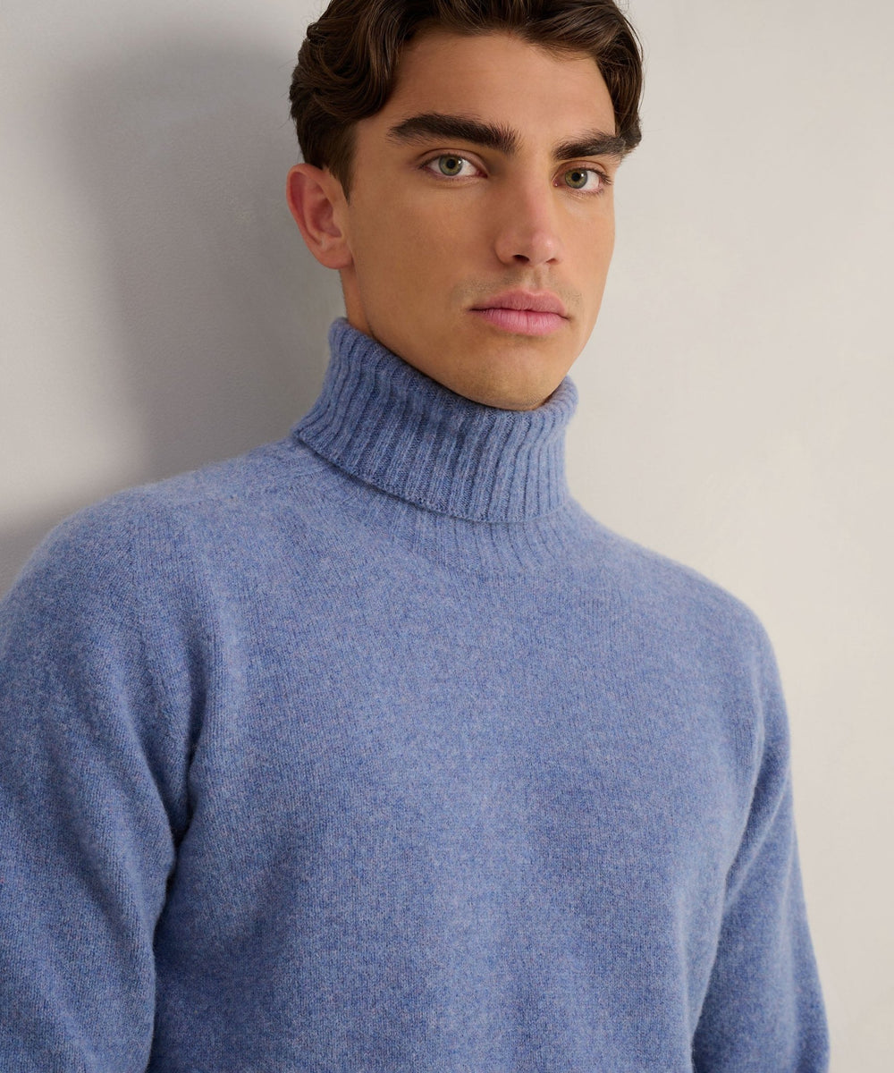 Altea Seamless coltrui Shetland wol blauw - THE SOCIETY SHOP