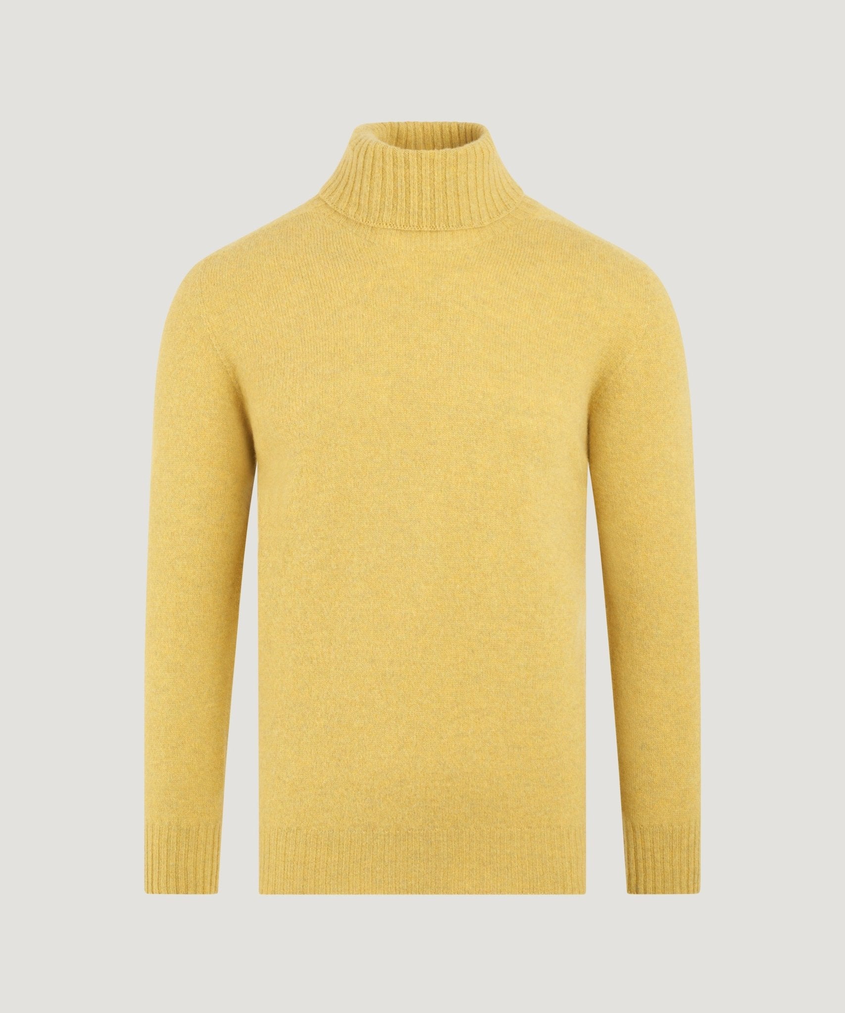 Altea Seamless coltrui Shetland wol geel - THE SOCIETY SHOP