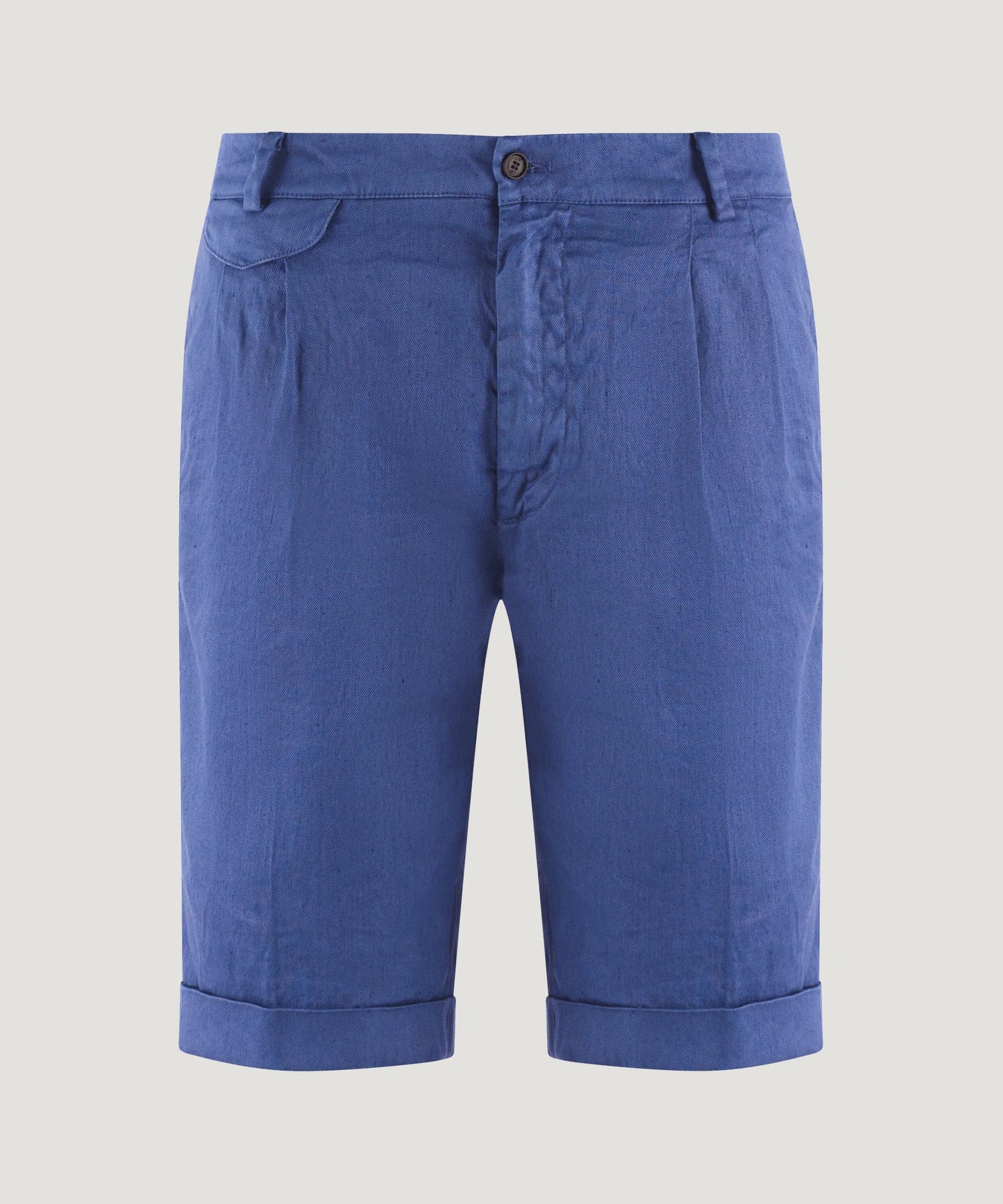 Mason's Shorts blauw katoen en linnen - The Society Shop