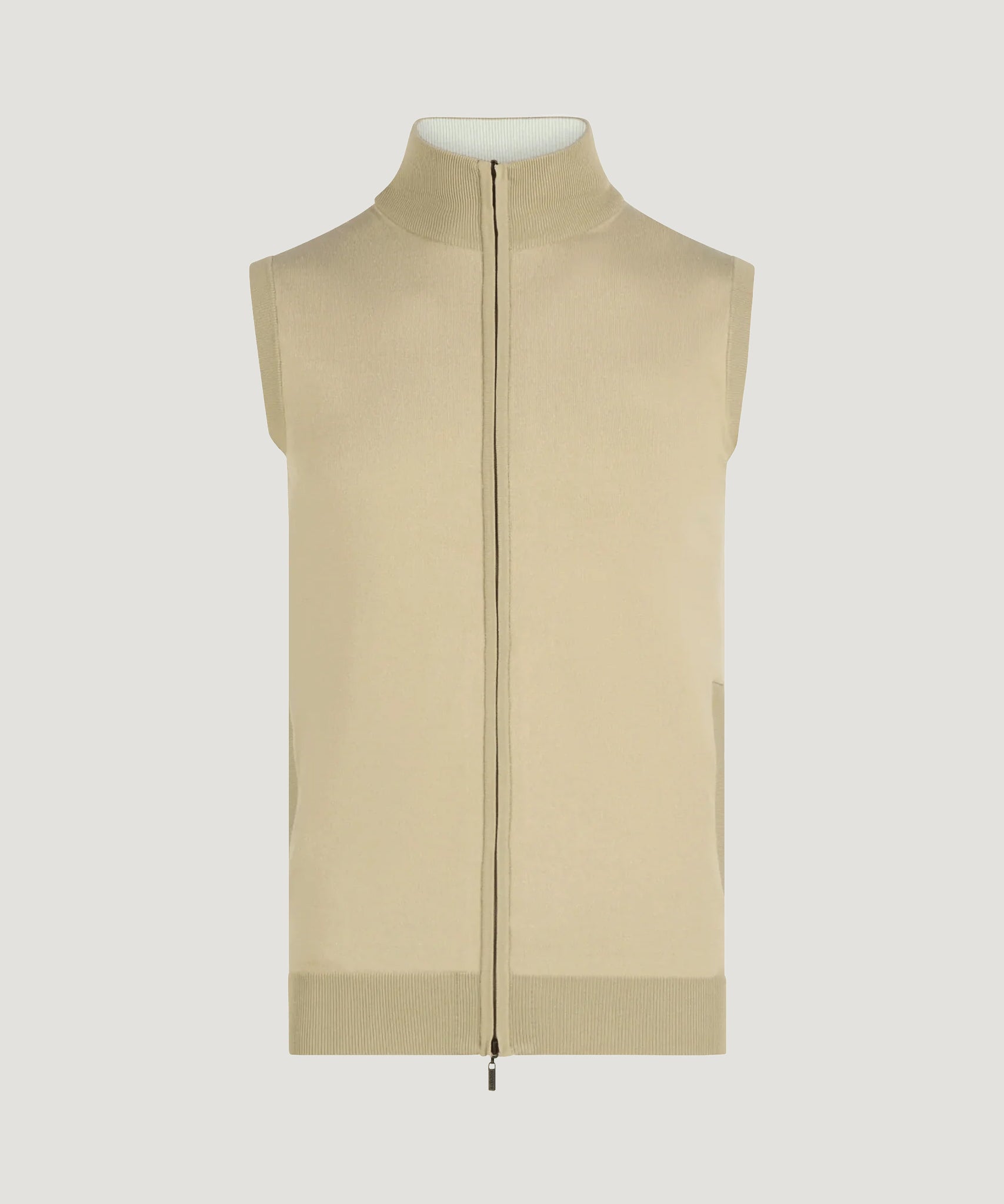 SOCI3TY Sleeveless vest lichtbruin - The Society Shop