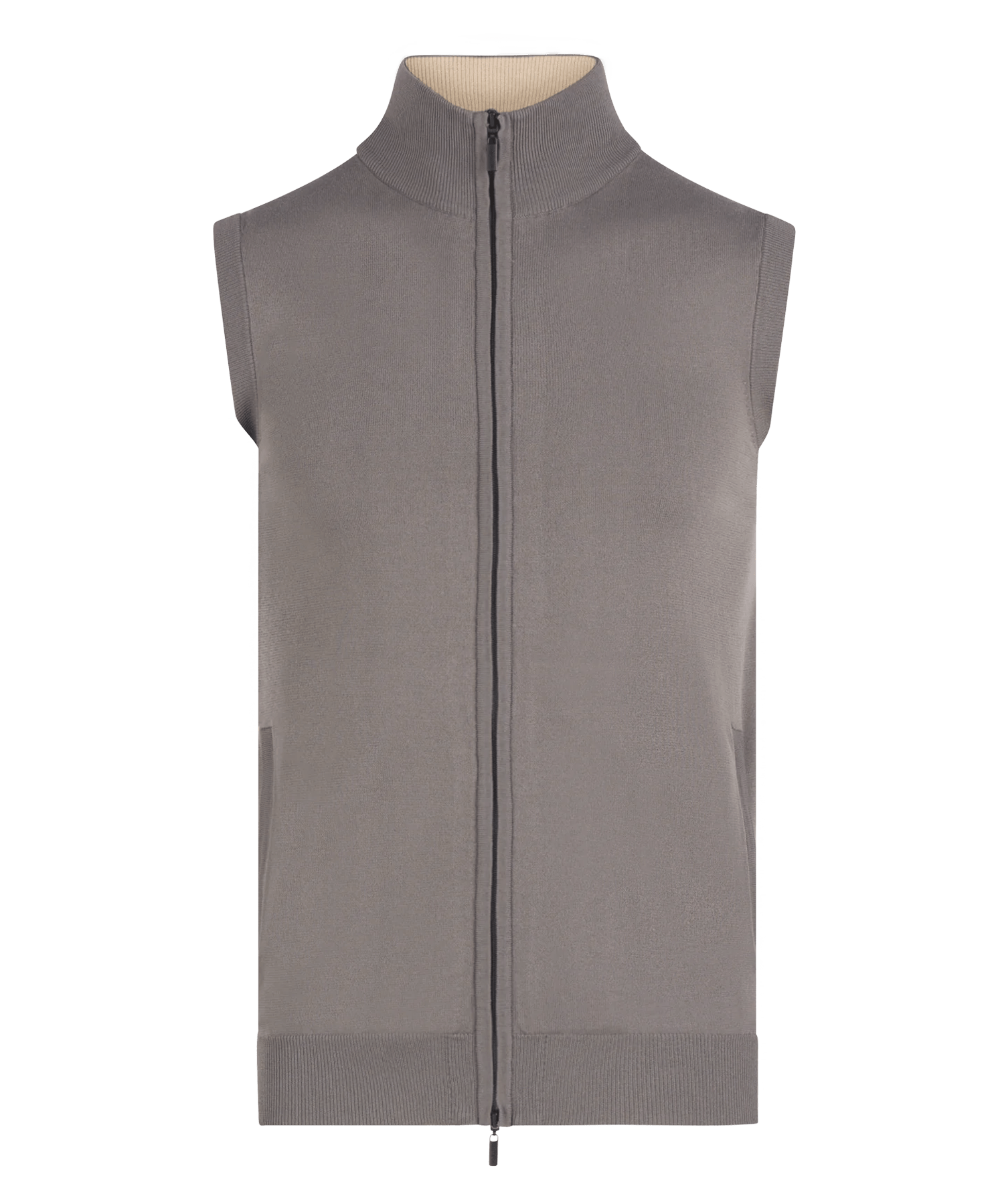 SOCI3TY Sleeveless vest techfabric taupe - The Society Shop