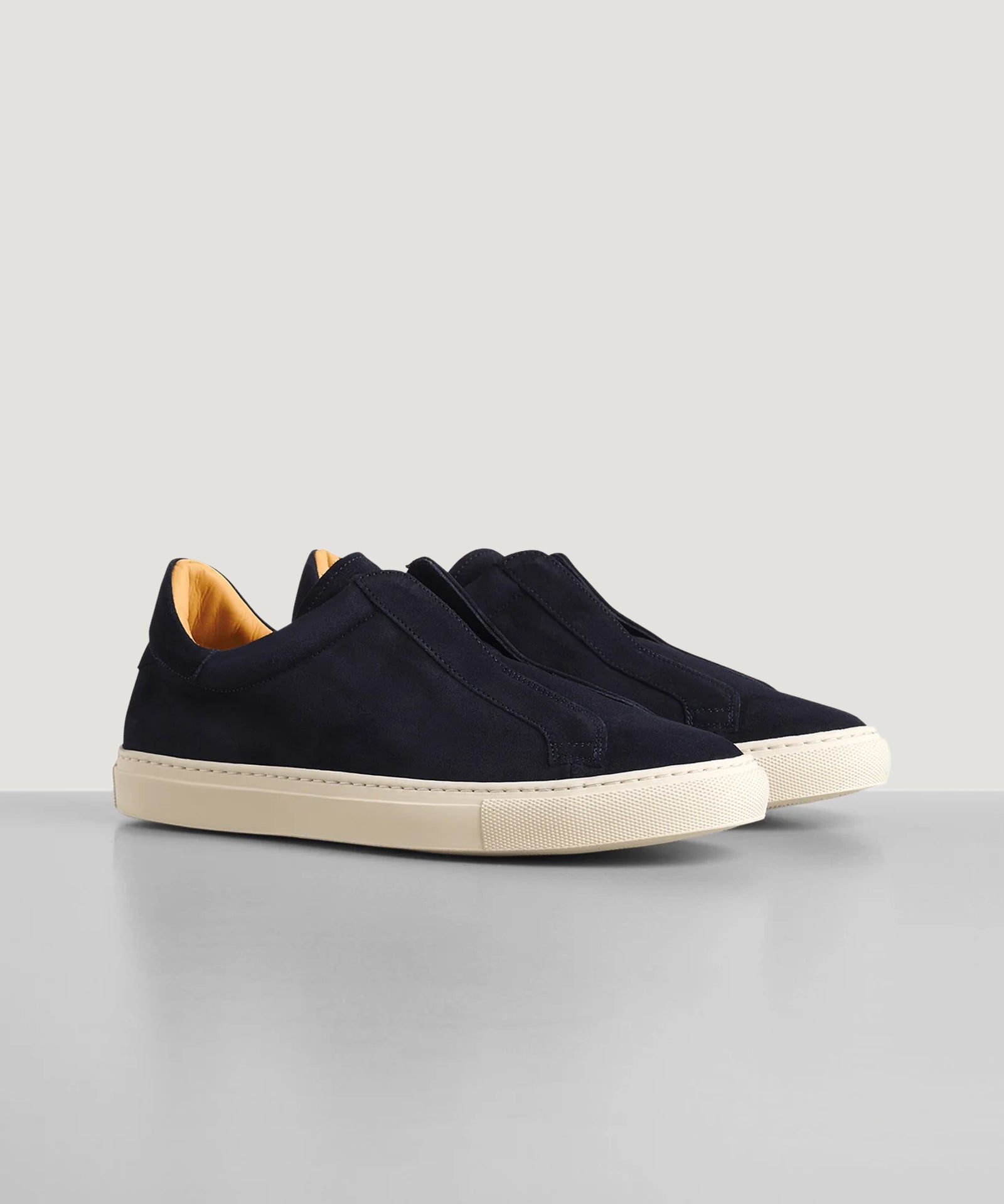 SOCI3TY Slip - on sneaker suède donkerblauw - The Society Shop