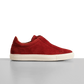 SOCI3TY Slip-on sneaker suède rood - The Society Shop