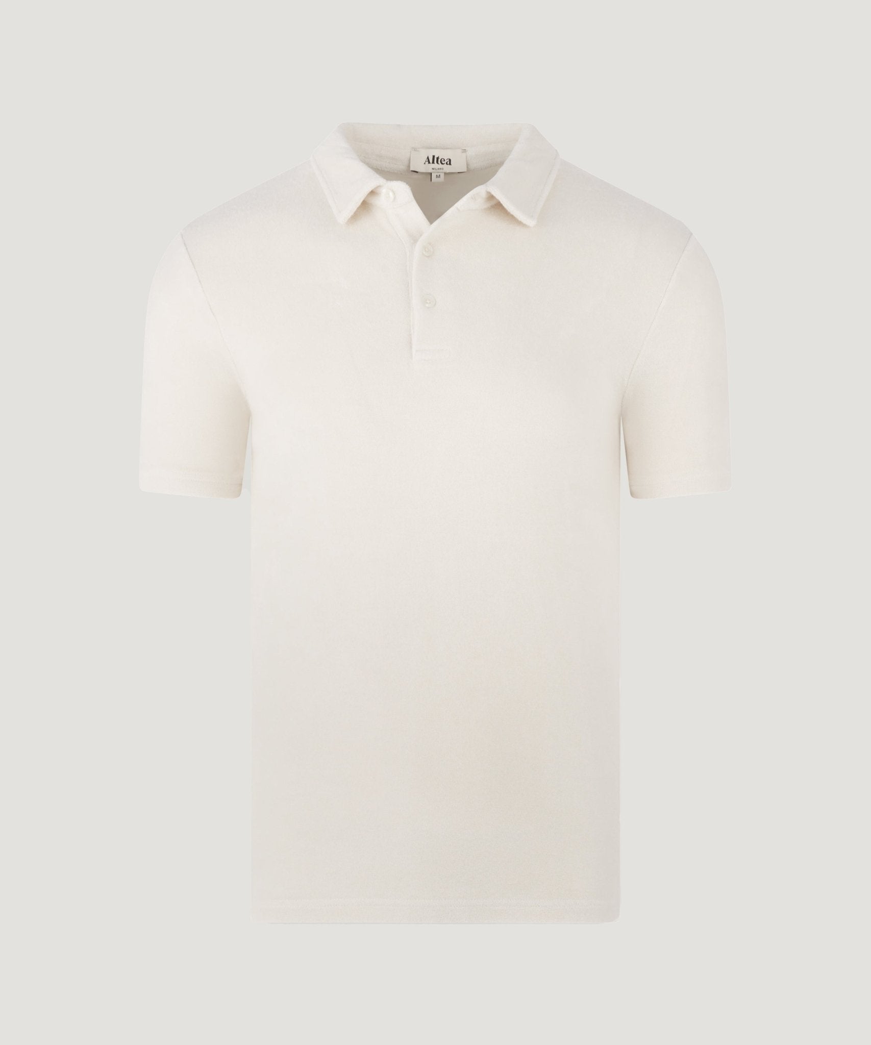Altea Smith organic terry cotton polo katoen badstof beige - The Society Shop