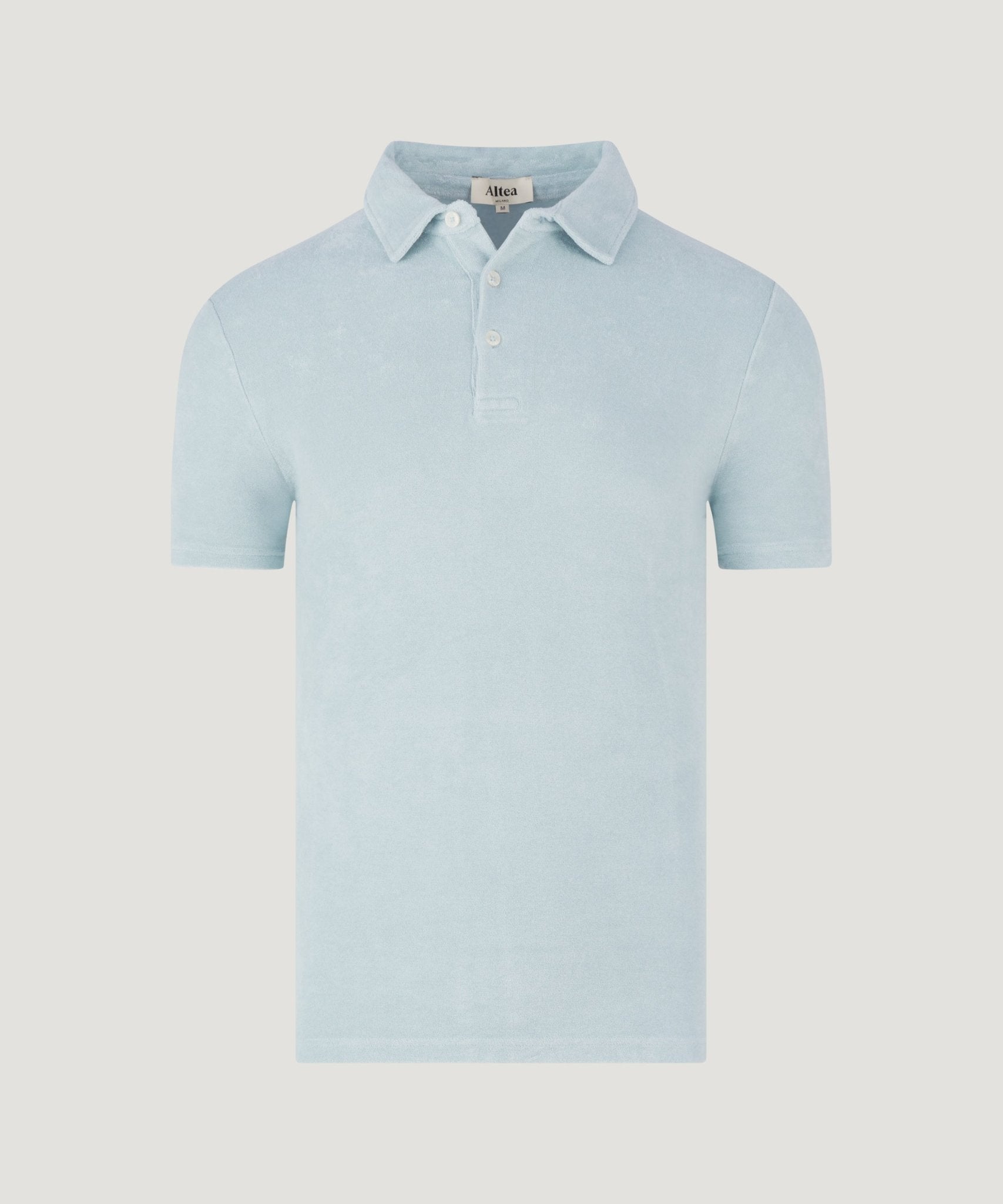 Altea Smith organic terry cotton polo katoen badstof mintgroen - The Society Shop