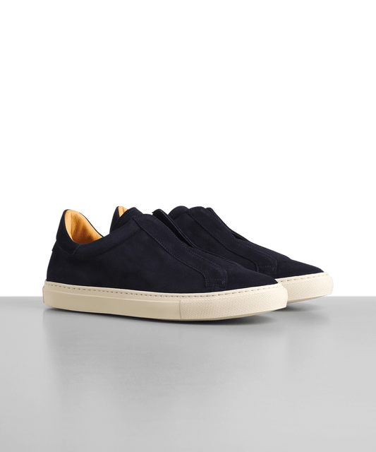SOCI3TY Sneaker suede blauw - The Society Shop