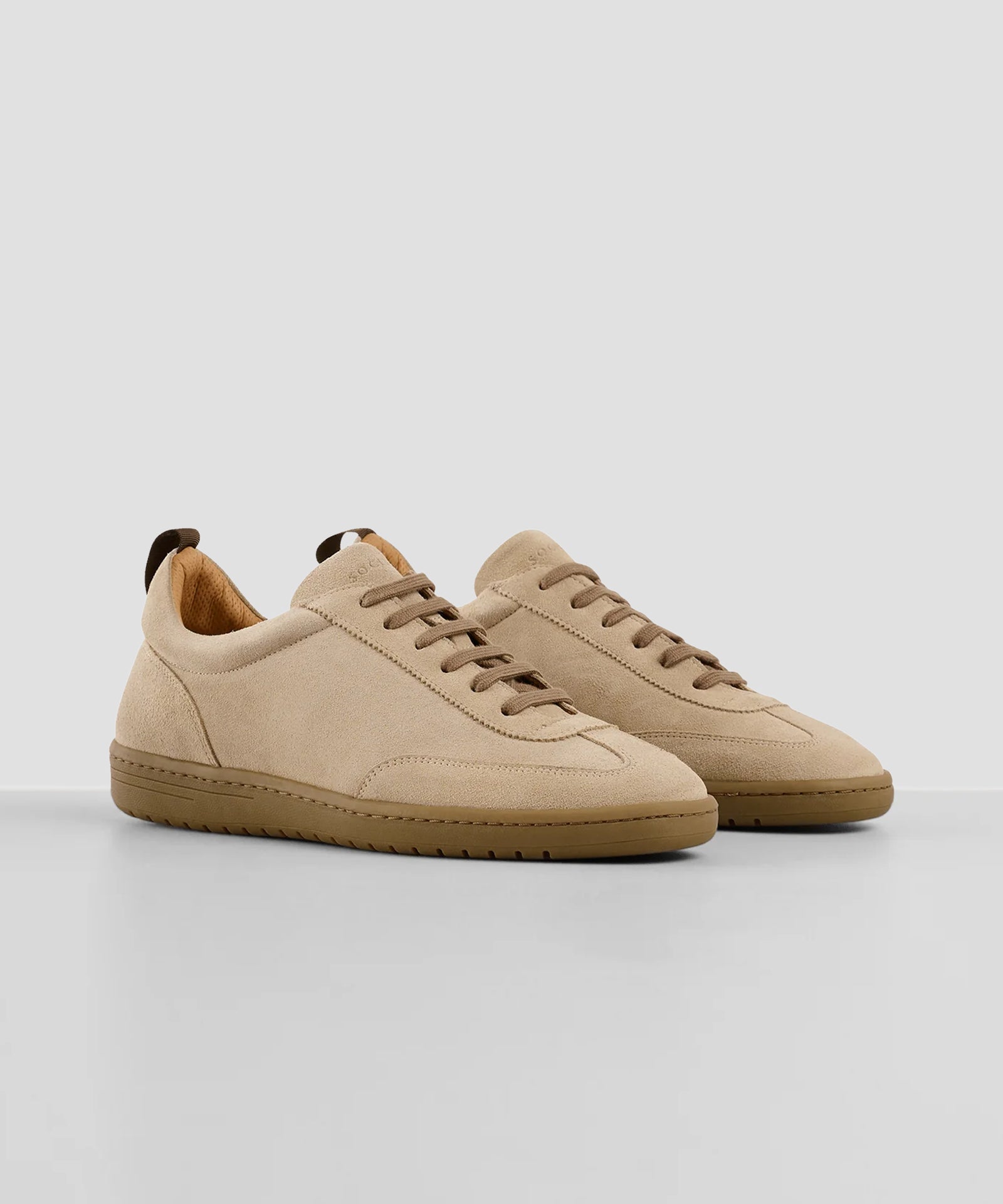SOCI3TY Sneaker suède taupe - The Society Shop