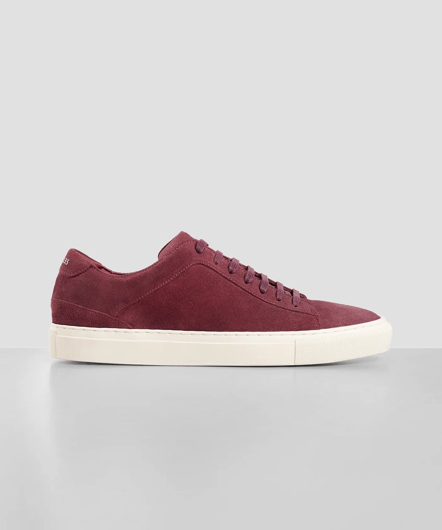 SOCI3TY Sneakers suède donkerrood - The Society Shop